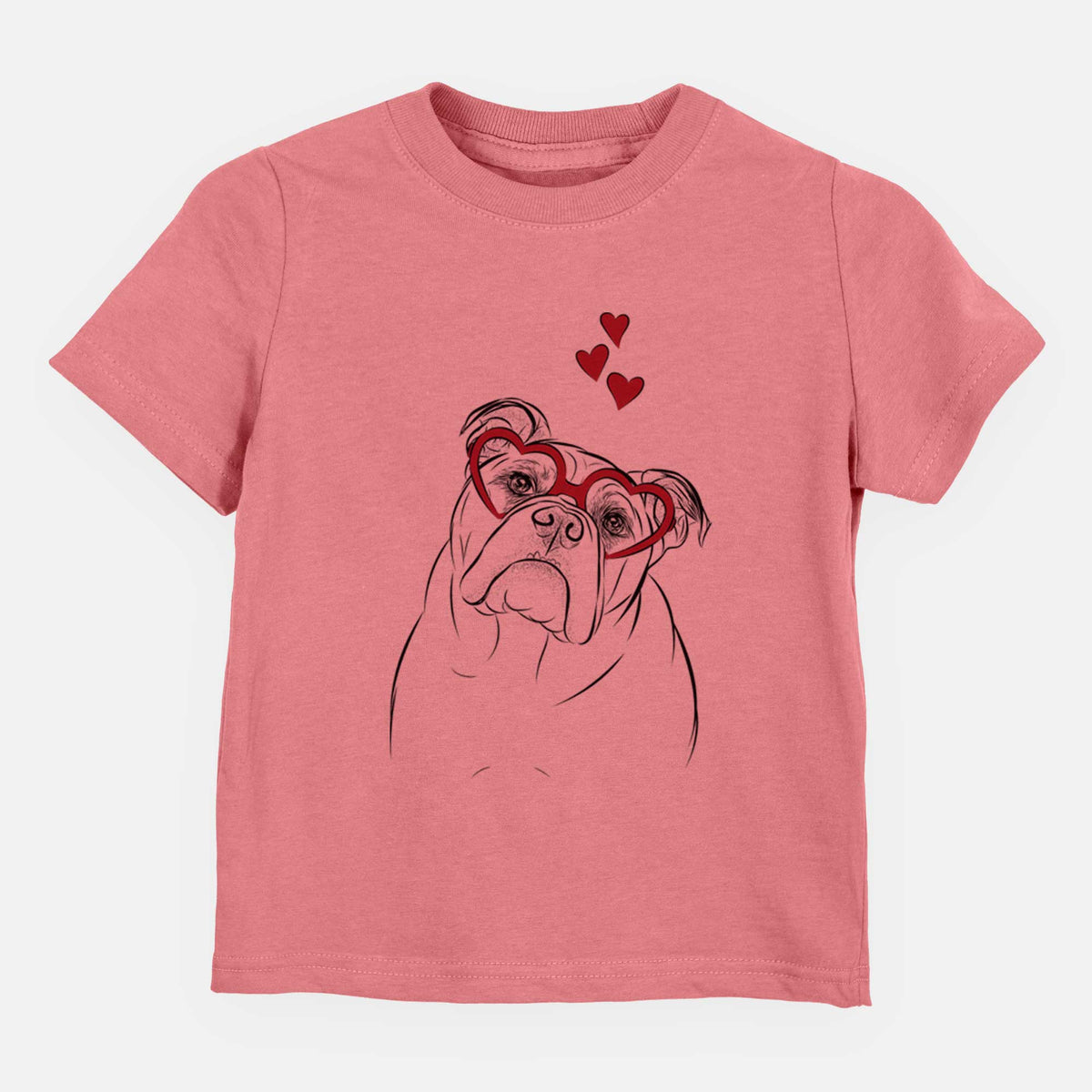 Valentine Sir Louis the English Bulldog - Kids/Youth/Toddler Shirt