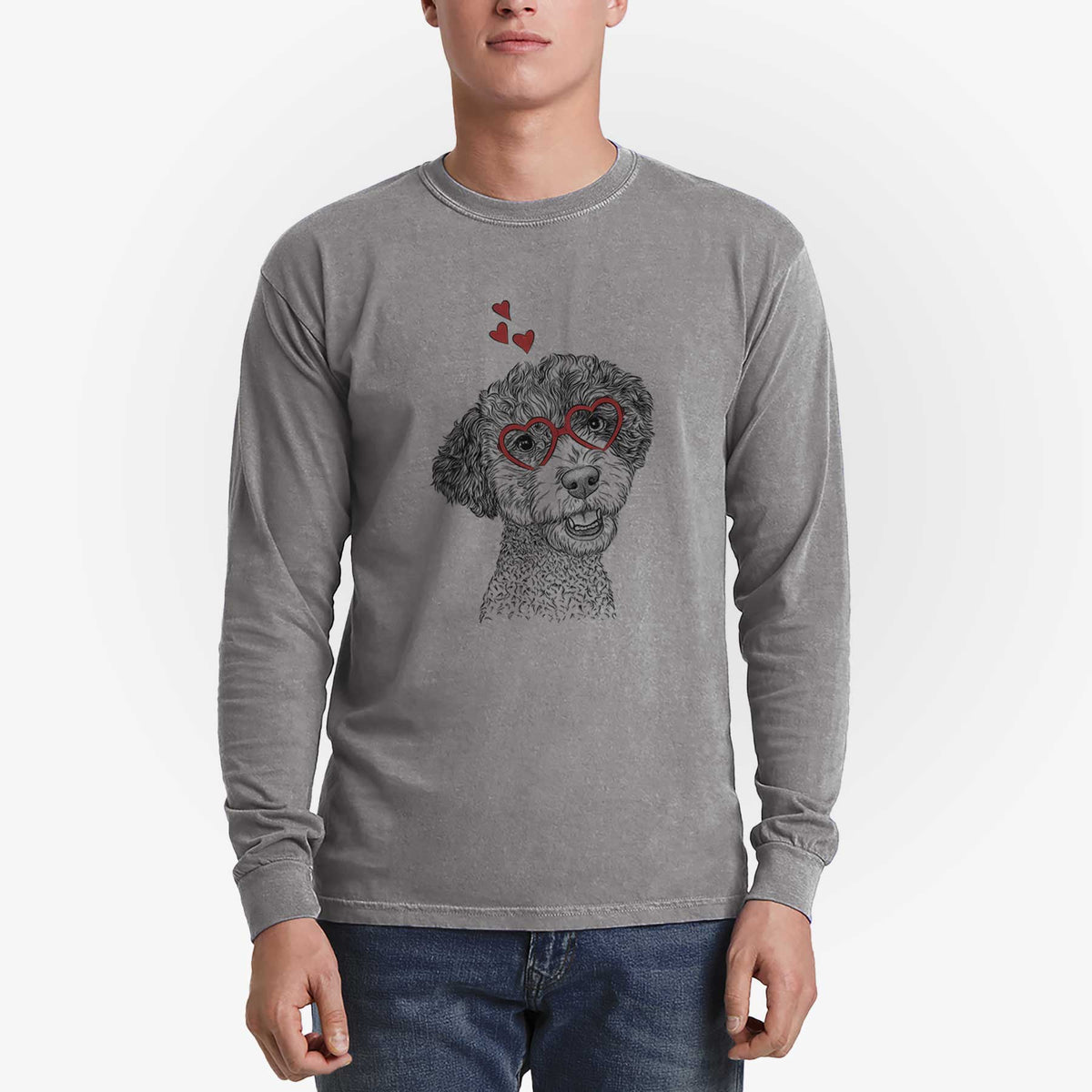 Valentine Skipper the Twoodle - Heavyweight 100% Cotton Long Sleeve