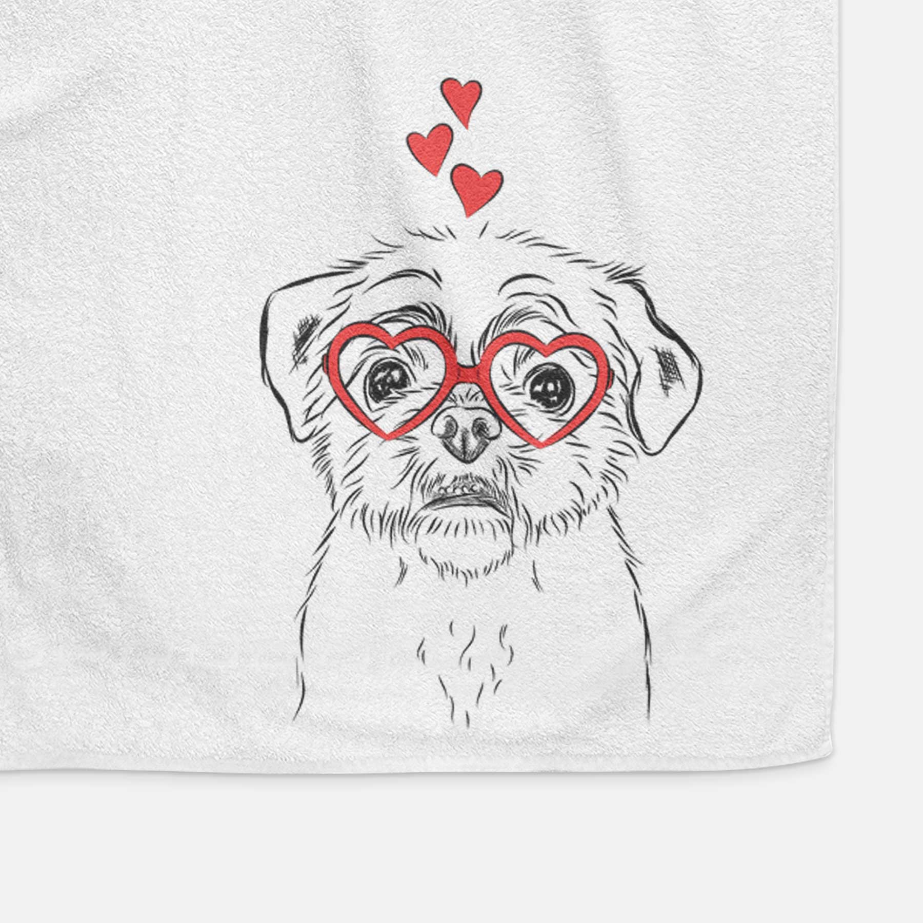 Smash the Shih Tzu Decorative Hand Towel