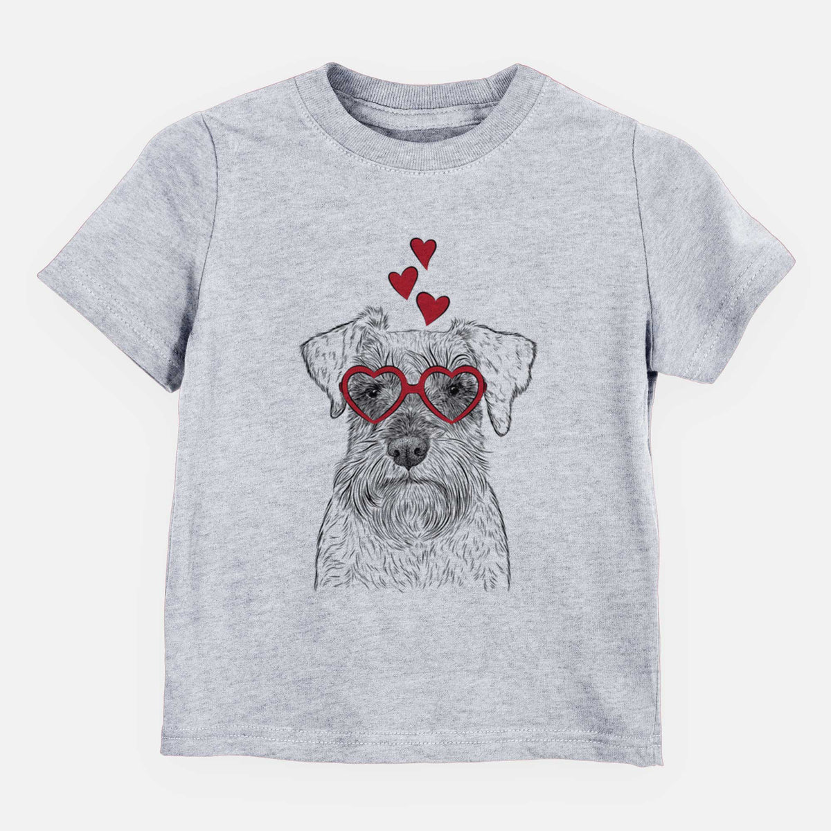 Valentine Smokey the Miniature Schnauzer - Kids/Youth/Toddler Shirt