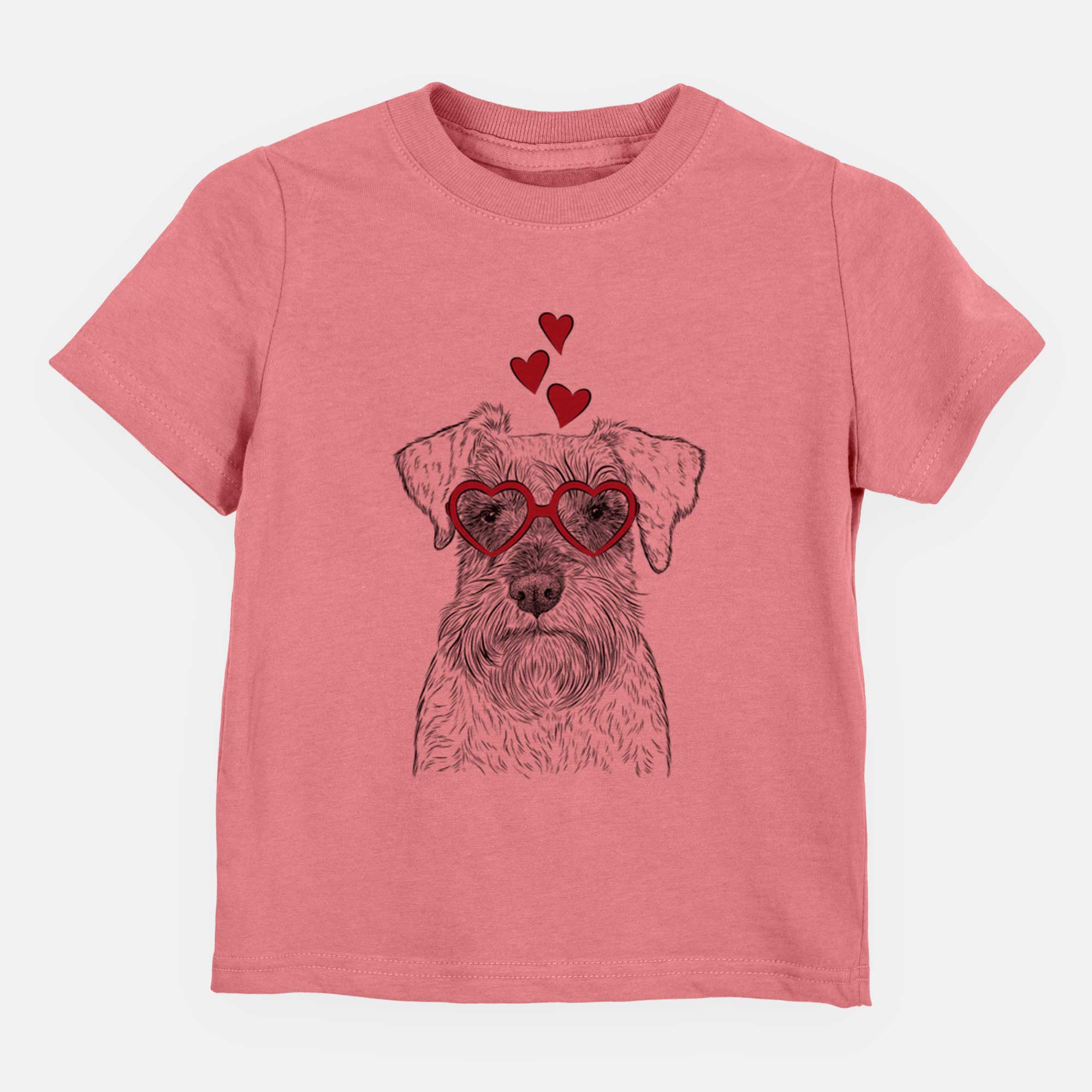 Valentine Smokey the Miniature Schnauzer - Kids/Youth/Toddler Shirt