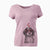 Valentine Smoky the Bernedoodle Puppy - Women's V-neck Shirt