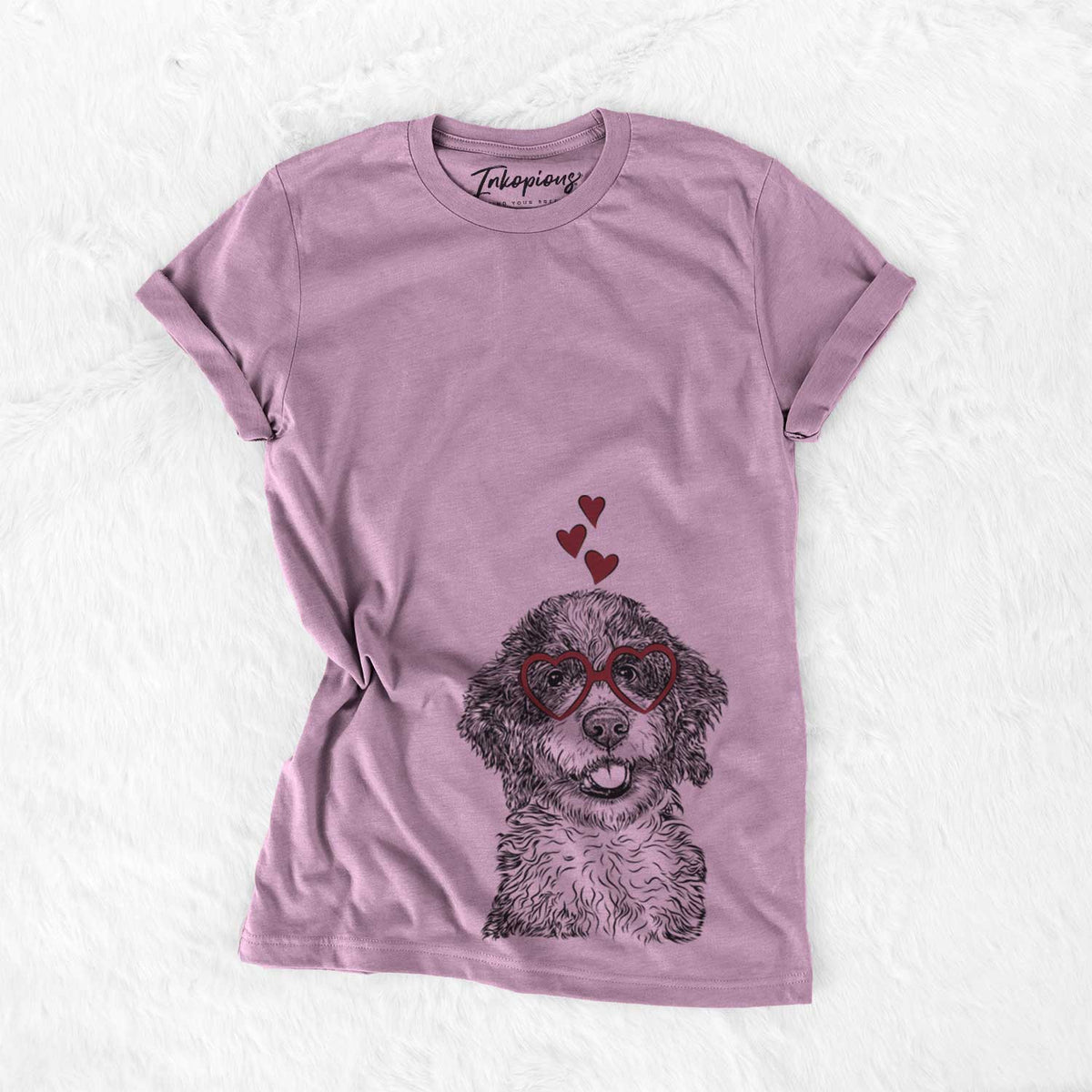 Smoky the Bernedoodle Puppy - Bella Canvas Unisex Crewneck