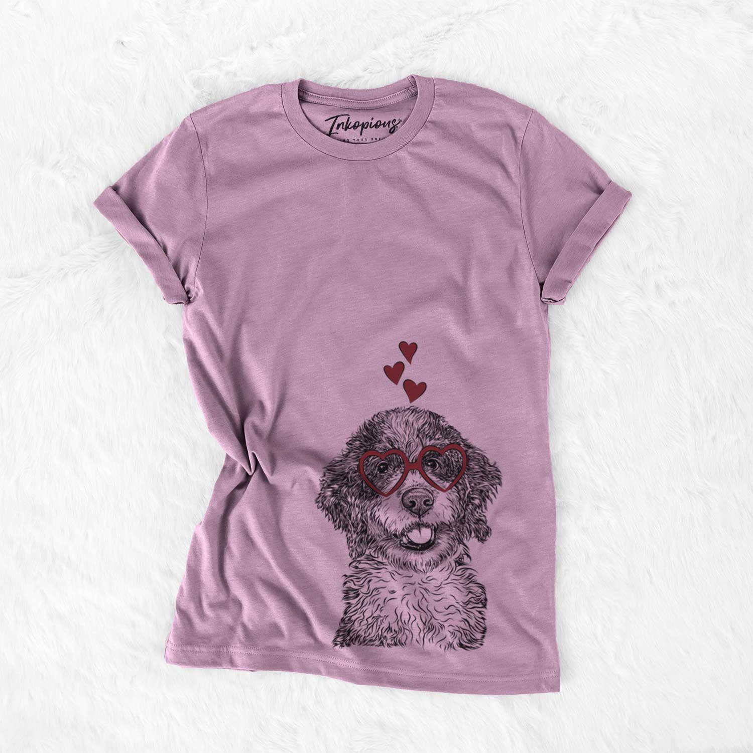 Smoky the Bernedoodle Puppy - Bella Canvas Unisex Crewneck