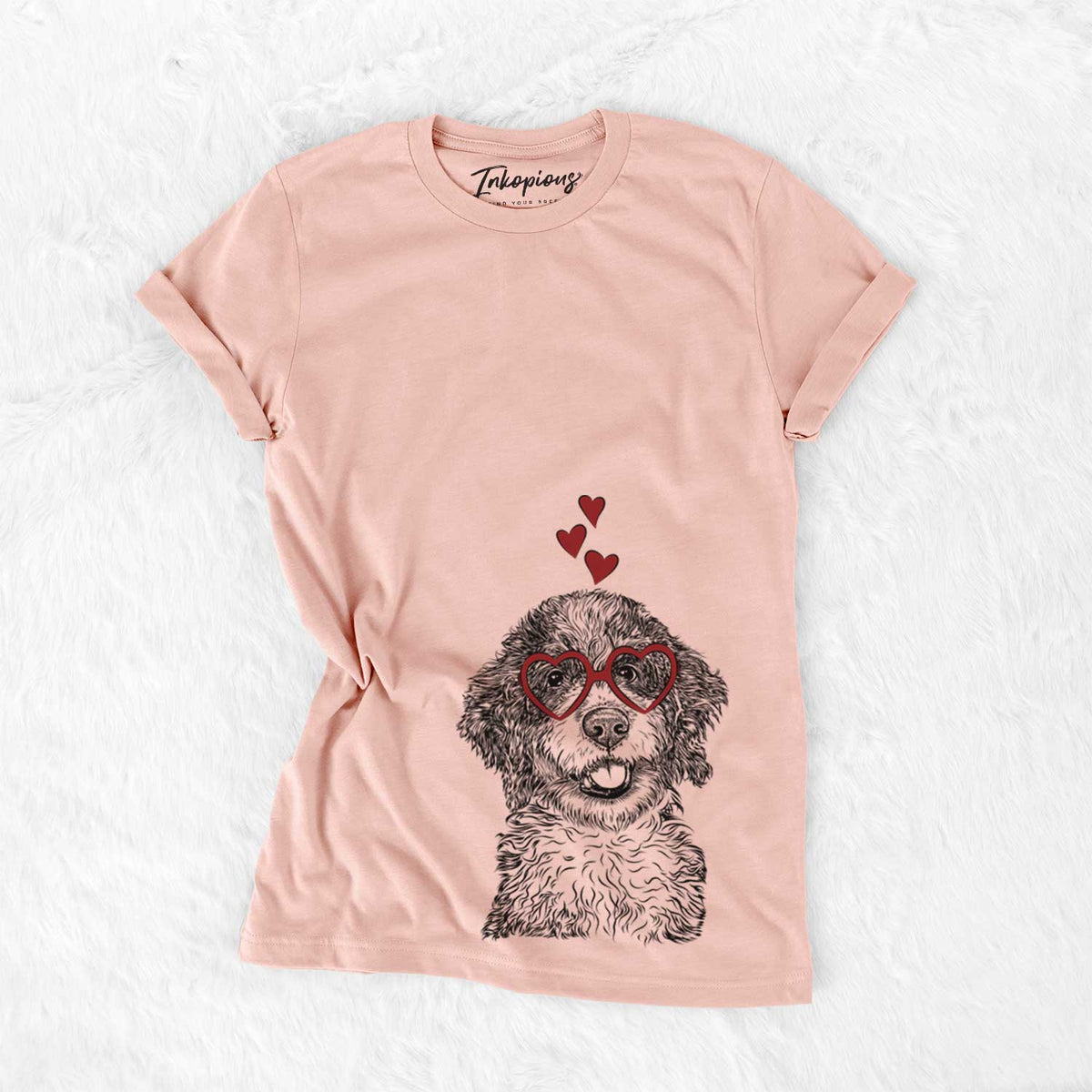 Smoky the Bernedoodle Puppy - Bella Canvas Unisex Crewneck