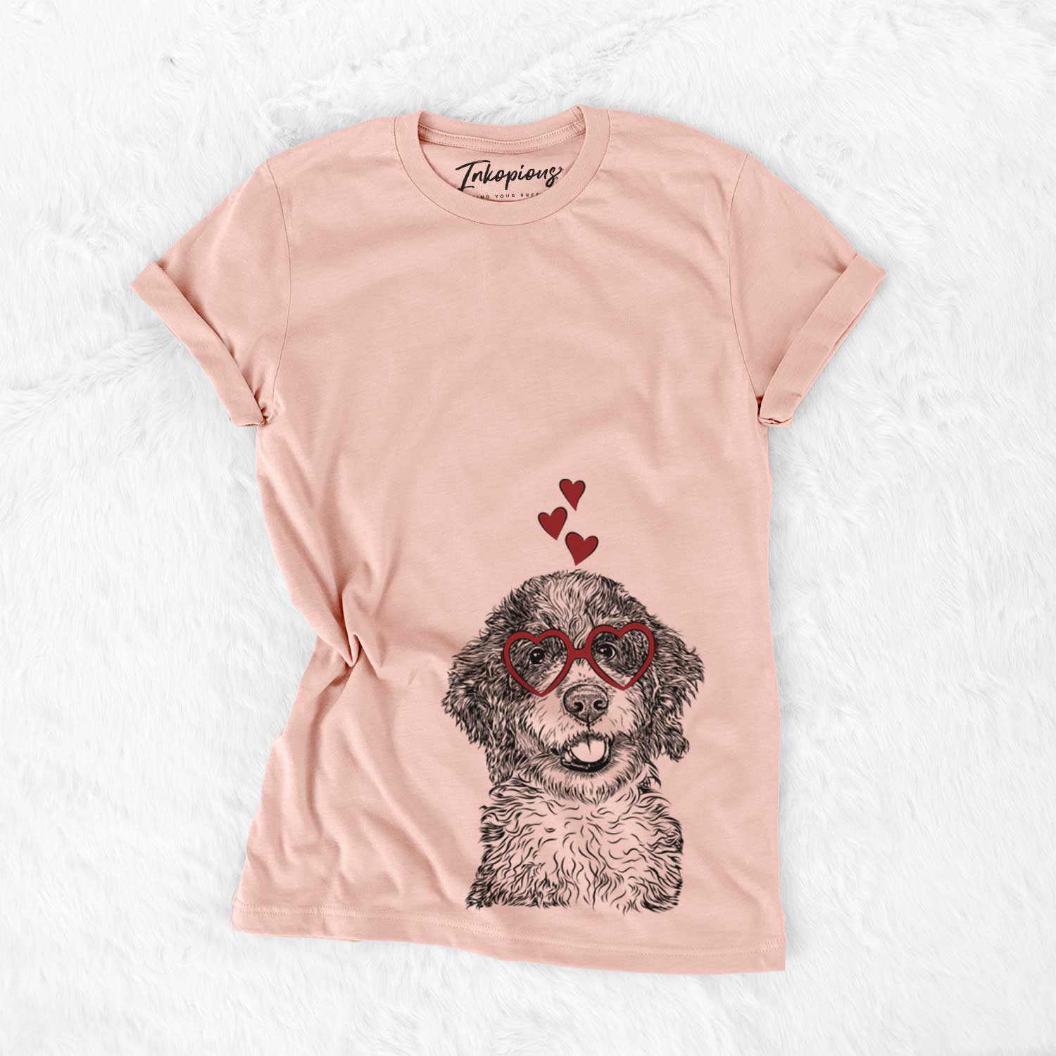 Smoky the Bernedoodle Puppy - Bella Canvas Unisex Crewneck
