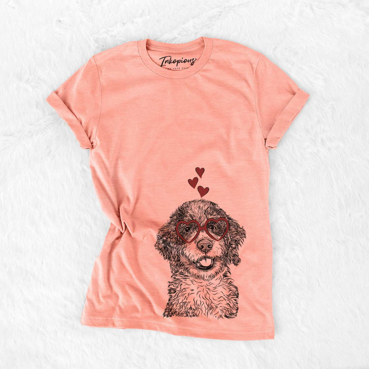 Smoky the Bernedoodle Puppy - Bella Canvas Unisex Crewneck