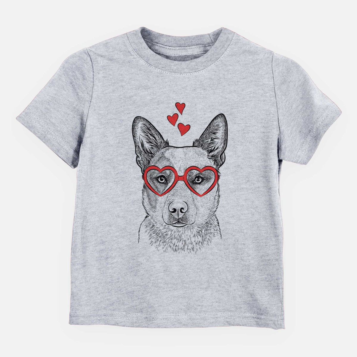 Valentine Snap the Australian Cattle Dog - Kids/Youth/Toddler Shirt