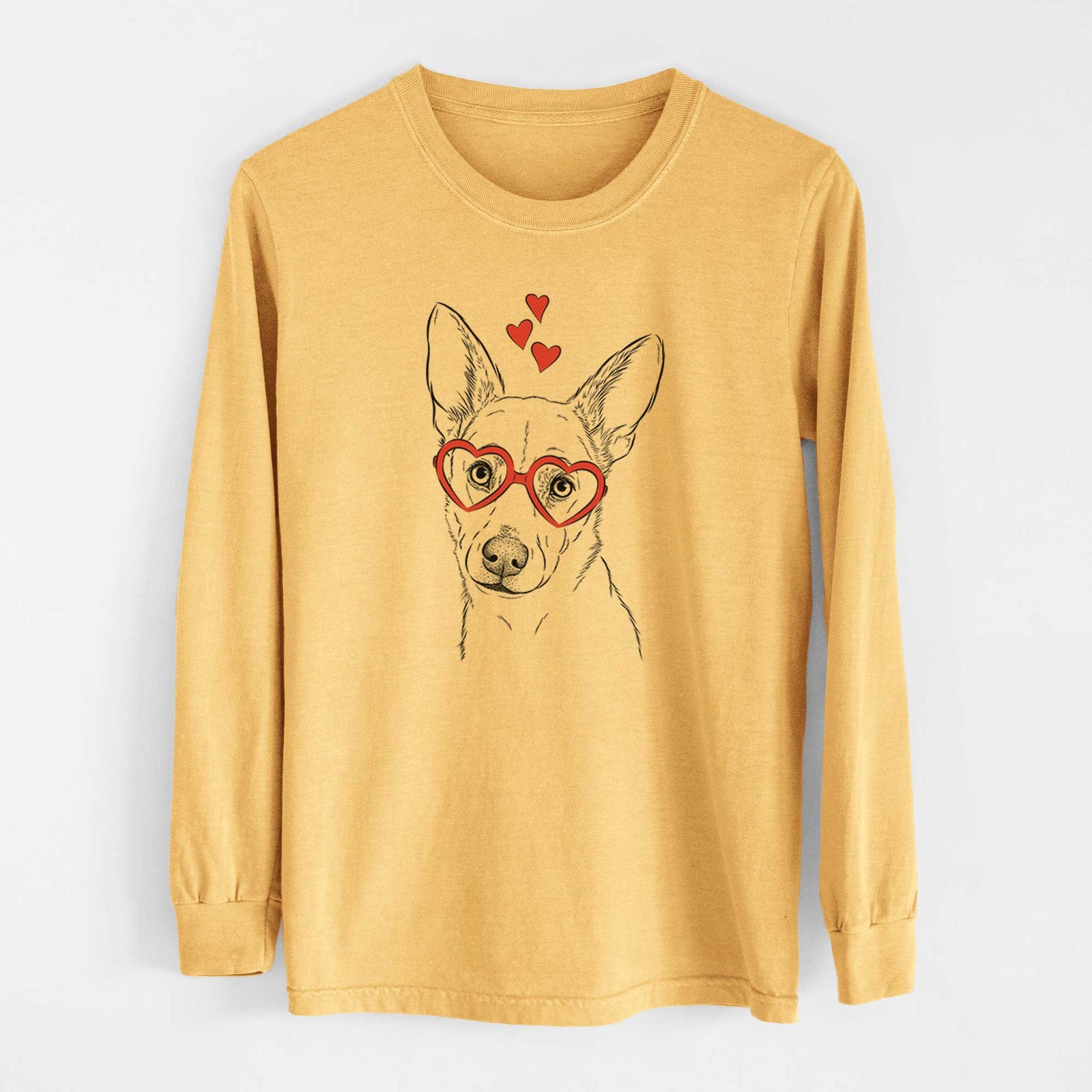 Valentine Sooner the Huskimo - Heavyweight 100% Cotton Long Sleeve