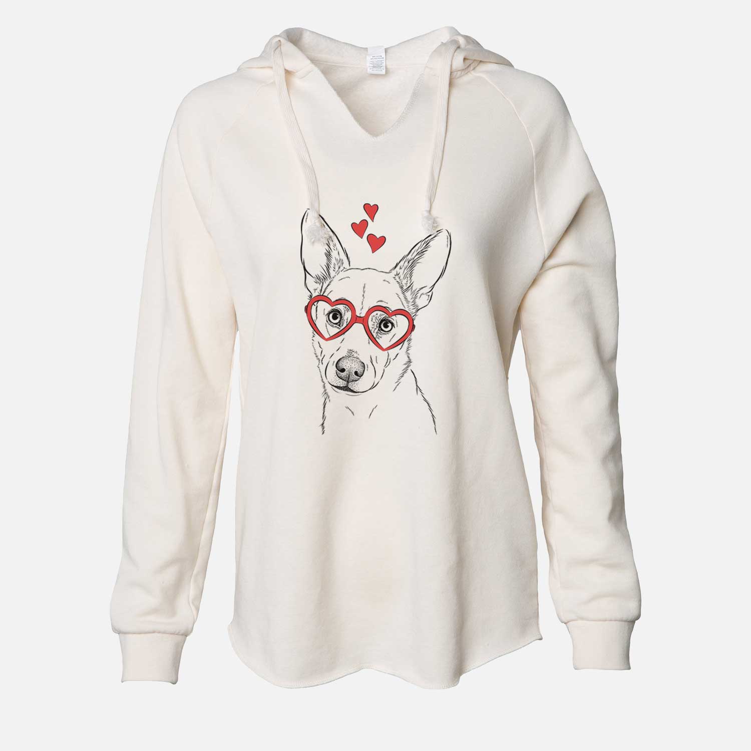 Valentine Sooner the Huskimo - Cali Wave Hooded Sweatshirt