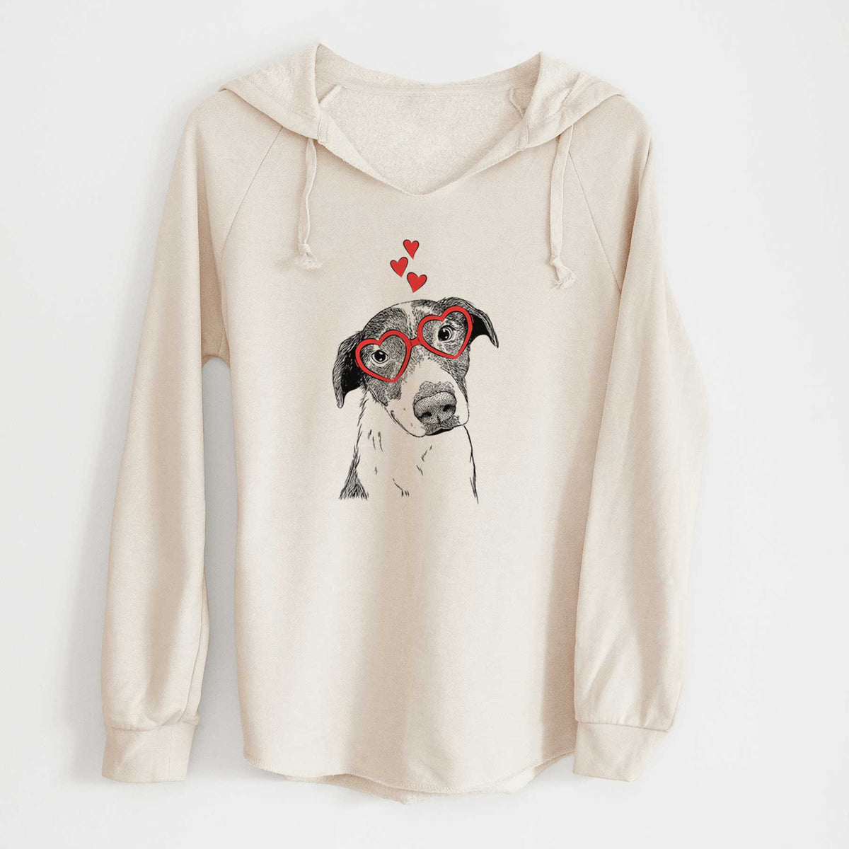 Valentine Sophia the Mixed Breed - Cali Wave Hooded Sweatshirt