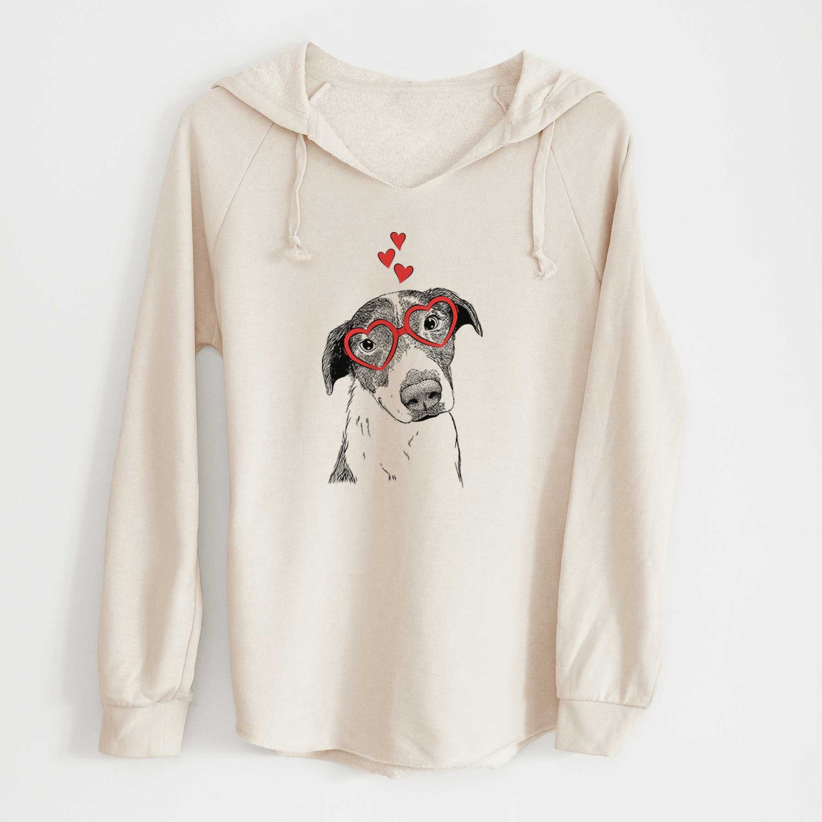 Valentine Sophia the Mixed Breed - Cali Wave Hooded Sweatshirt