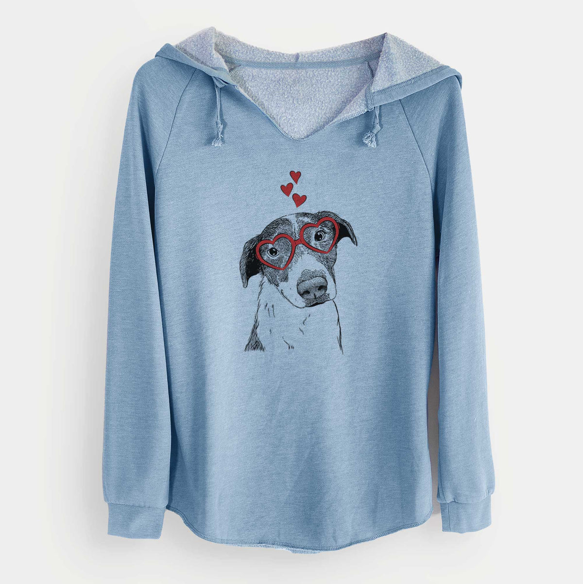 Valentine Sophia the Mixed Breed - Cali Wave Hooded Sweatshirt