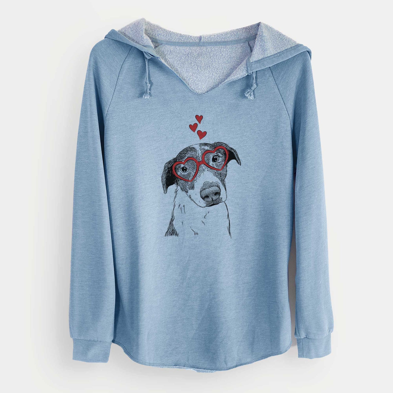 Valentine Sophia the Mixed Breed - Cali Wave Hooded Sweatshirt