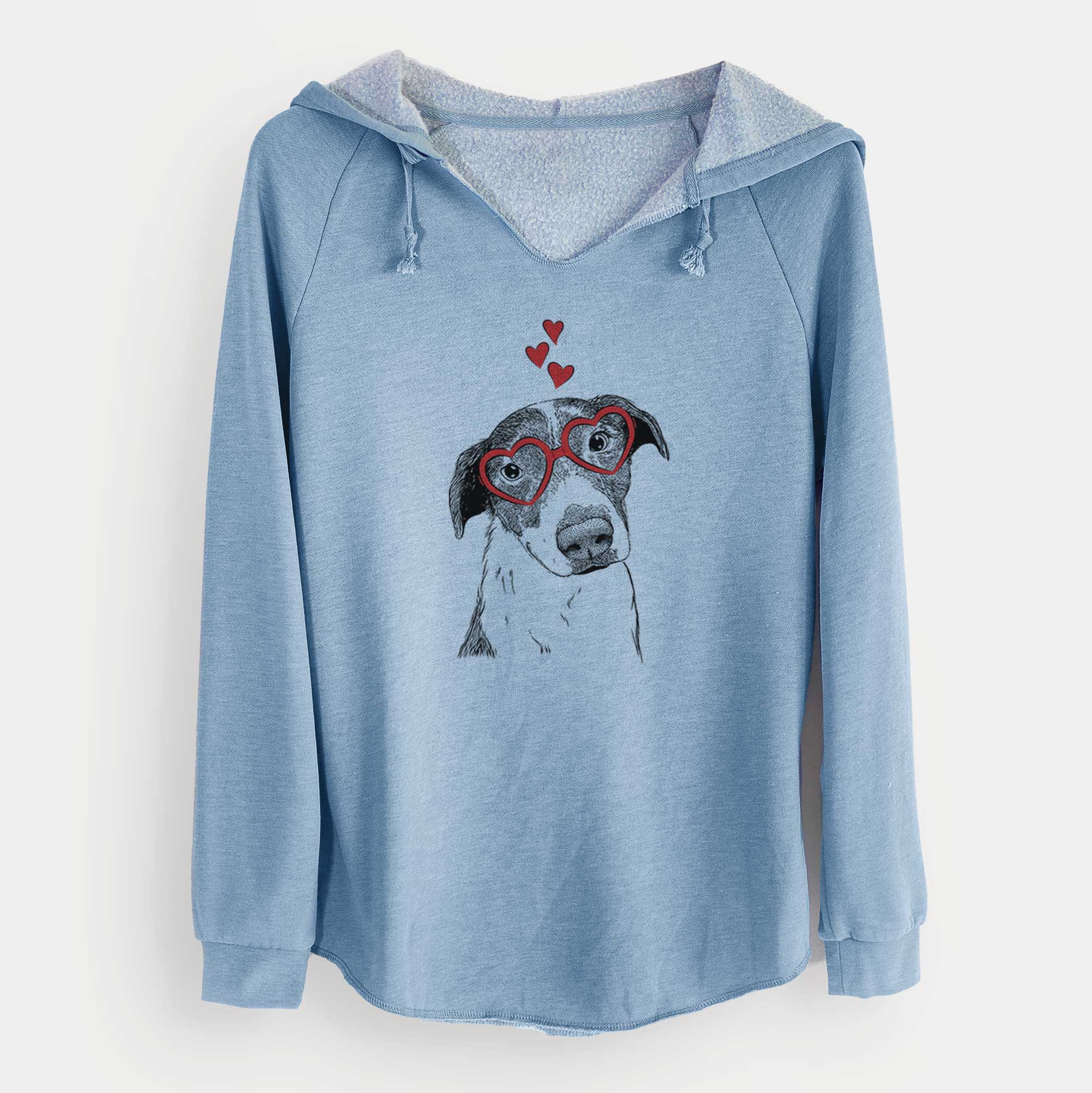 Valentine Sophia the Mixed Breed - Cali Wave Hooded Sweatshirt