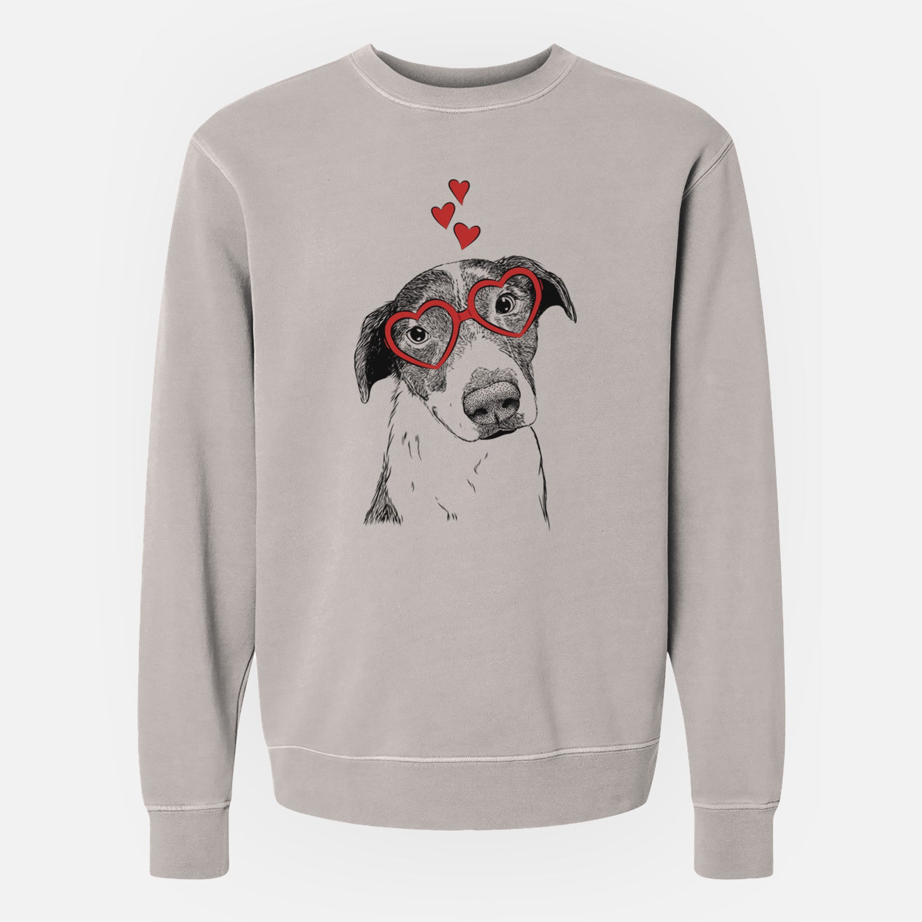 Valentine Sophia the Mixed Breed - Unisex Pigment Dyed Crew Sweatshirt