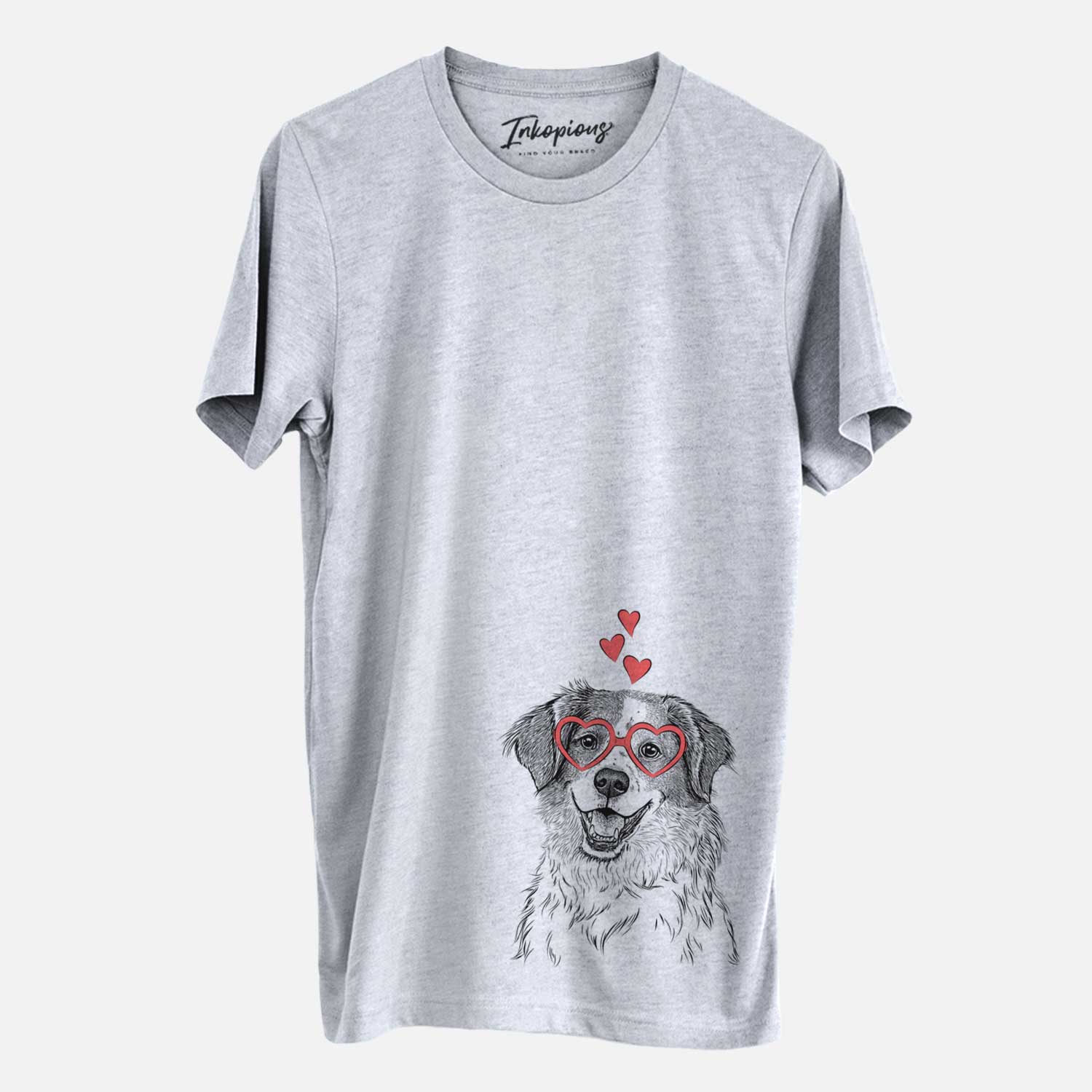 Valentine Sophie the Brittany Beagle Mix - Unisex Crewneck