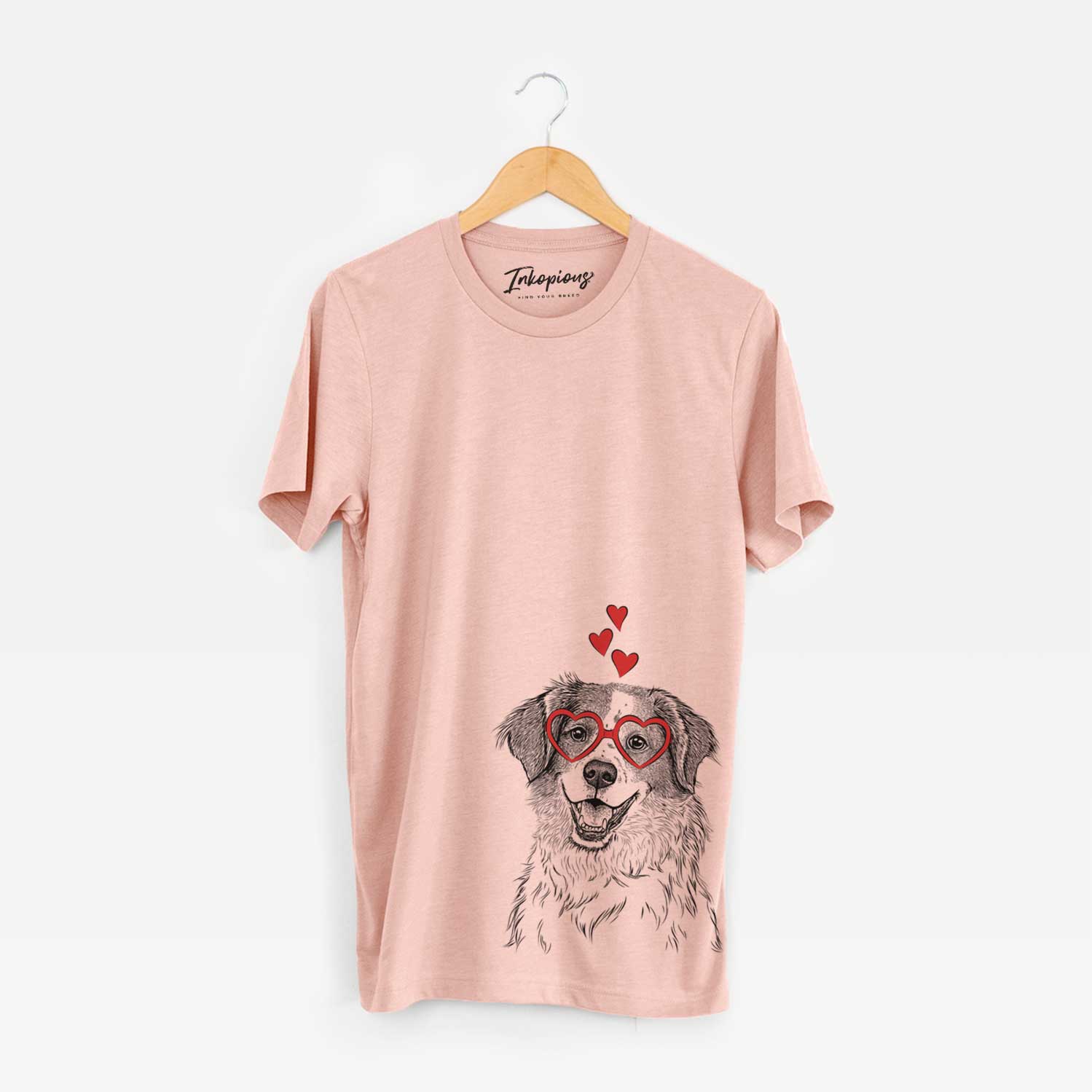 Valentine Sophie the Brittany Beagle Mix - Unisex Crewneck