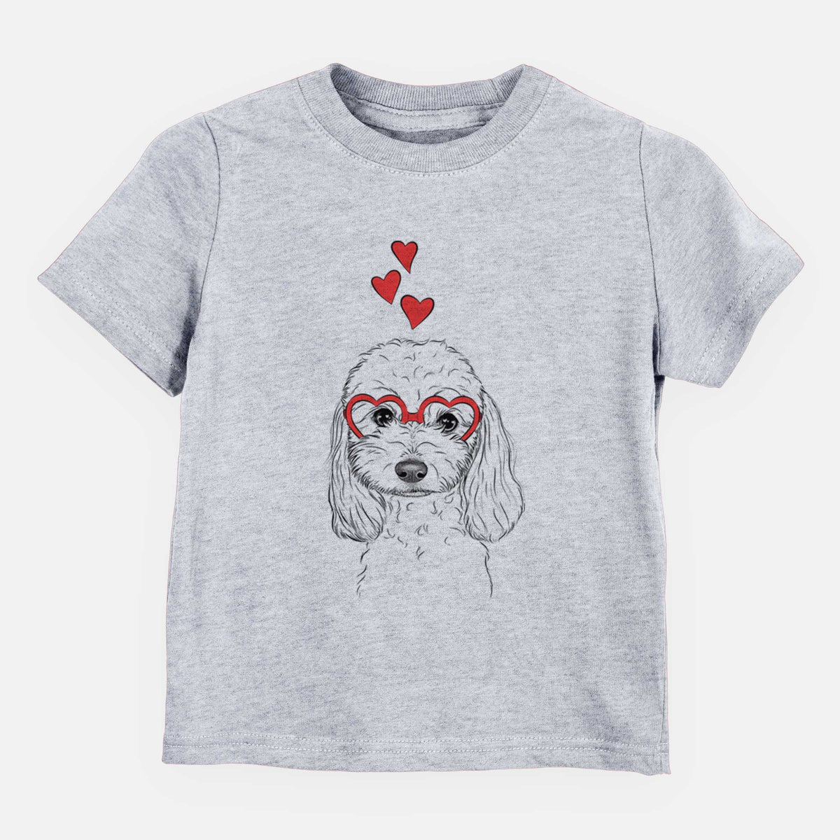 Valentine Sophie the Coton de Tulear - Kids/Youth/Toddler Shirt