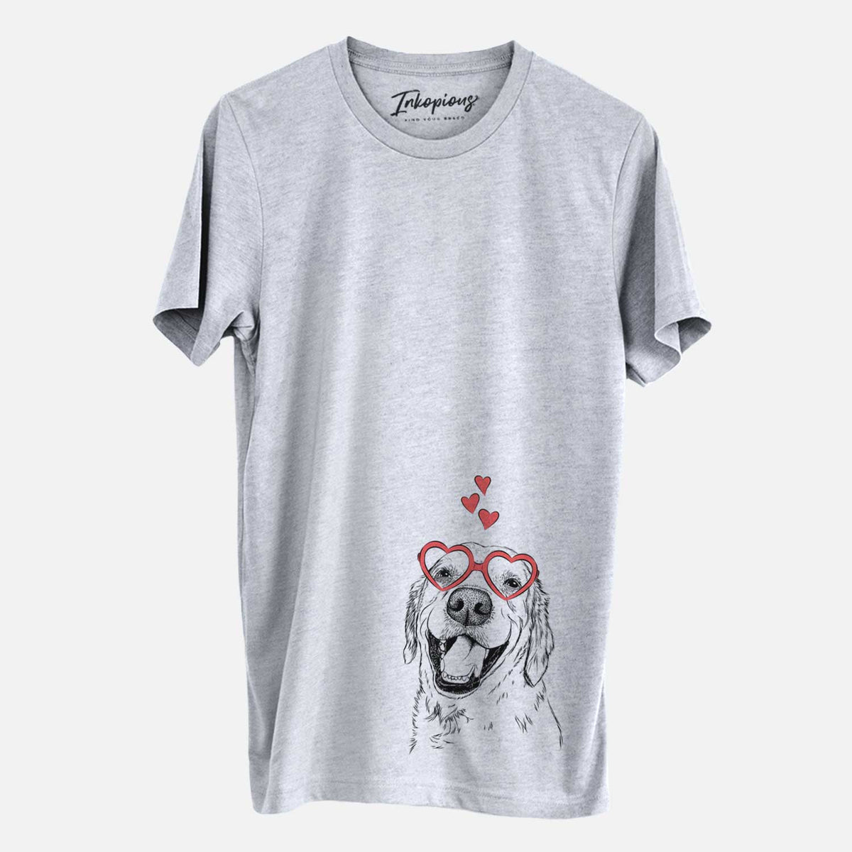 Valentine Spanky the Golden Retriever - Unisex Crewneck