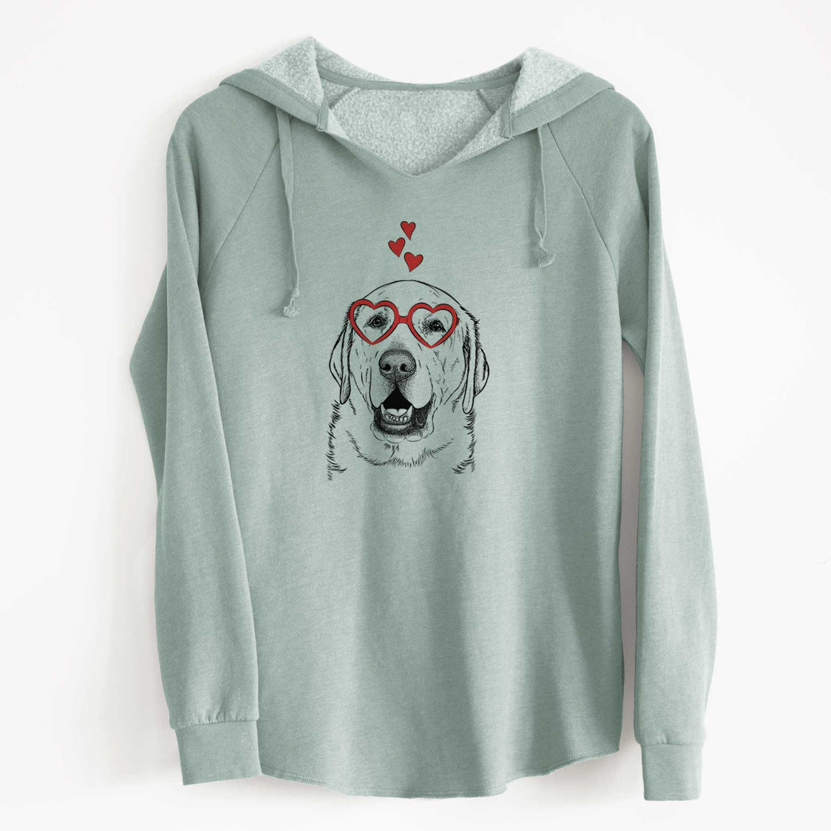 Valentine Sparks the Labrador Retriever - Cali Wave Hooded Sweatshirt