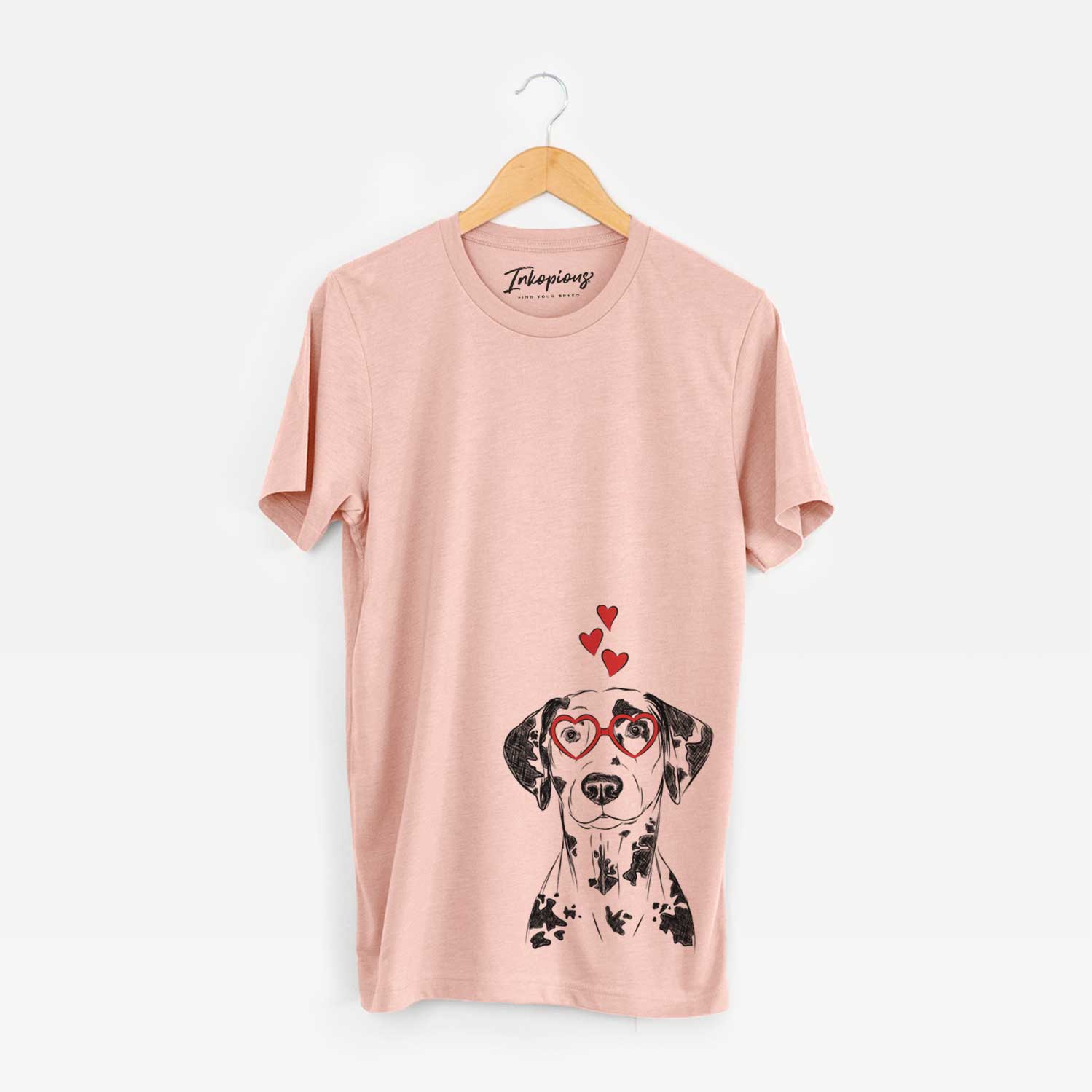 Valentine Spot the Dalmatian - Unisex Crewneck
