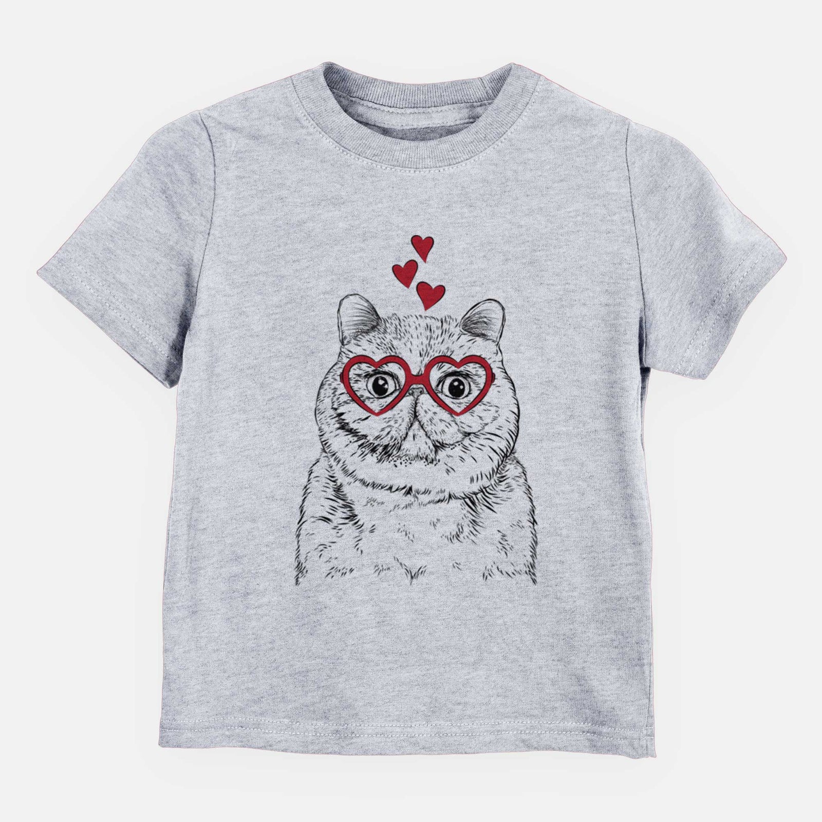 Valentine Squish the Exotic Shorthair Cat - Kids/Youth/Toddler Shirt