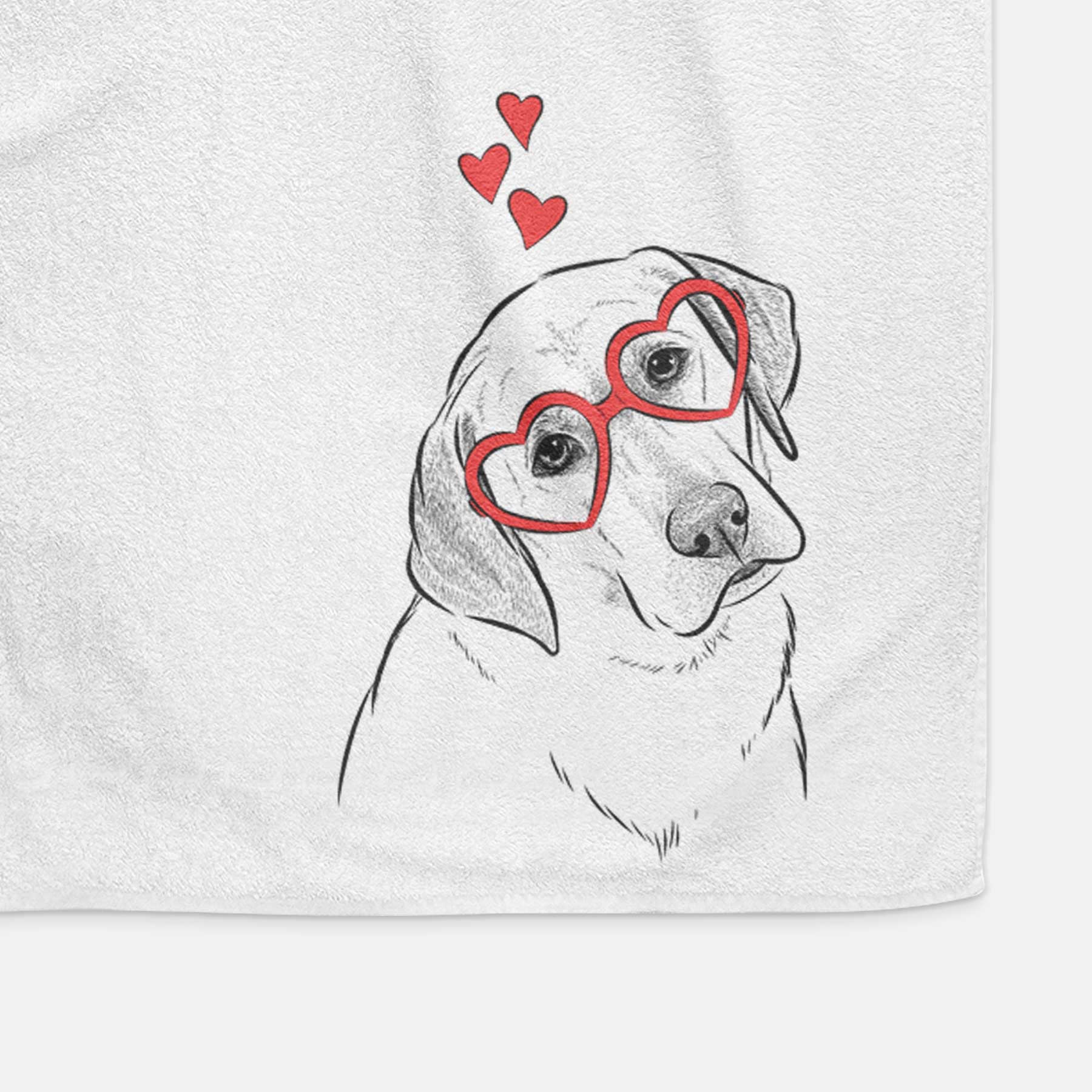 Stella the Yellow Lab Decorative Hand Towel