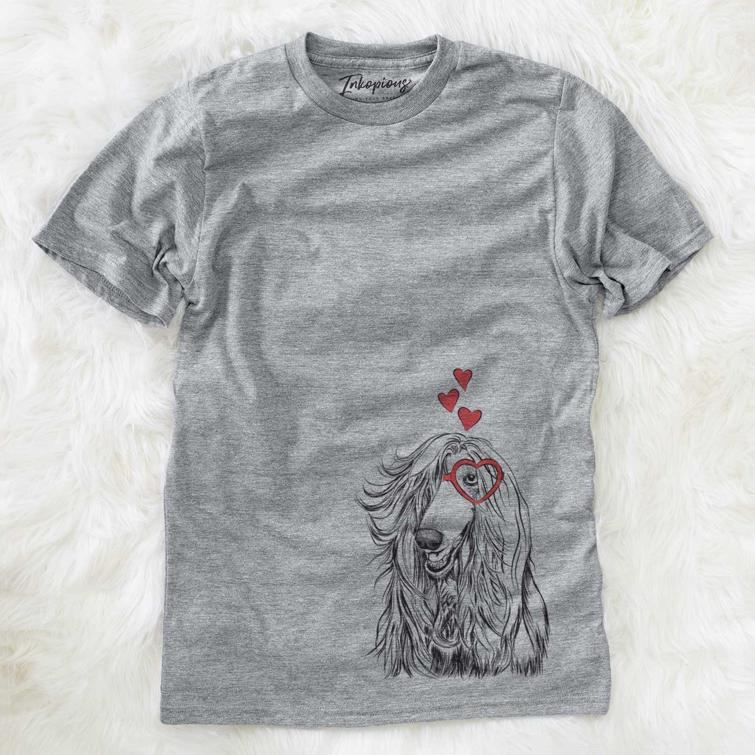 Valentine Sterling the Afghan Hound - Unisex Crewneck