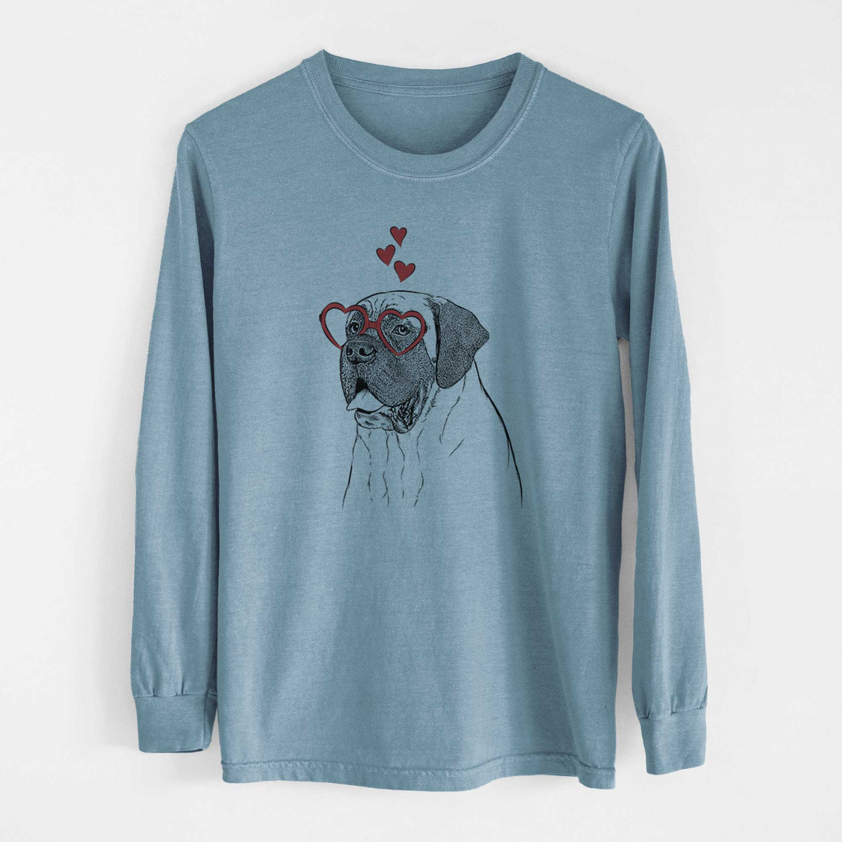 Valentine Sterling the English Mastiff - Heavyweight 100% Cotton Long Sleeve