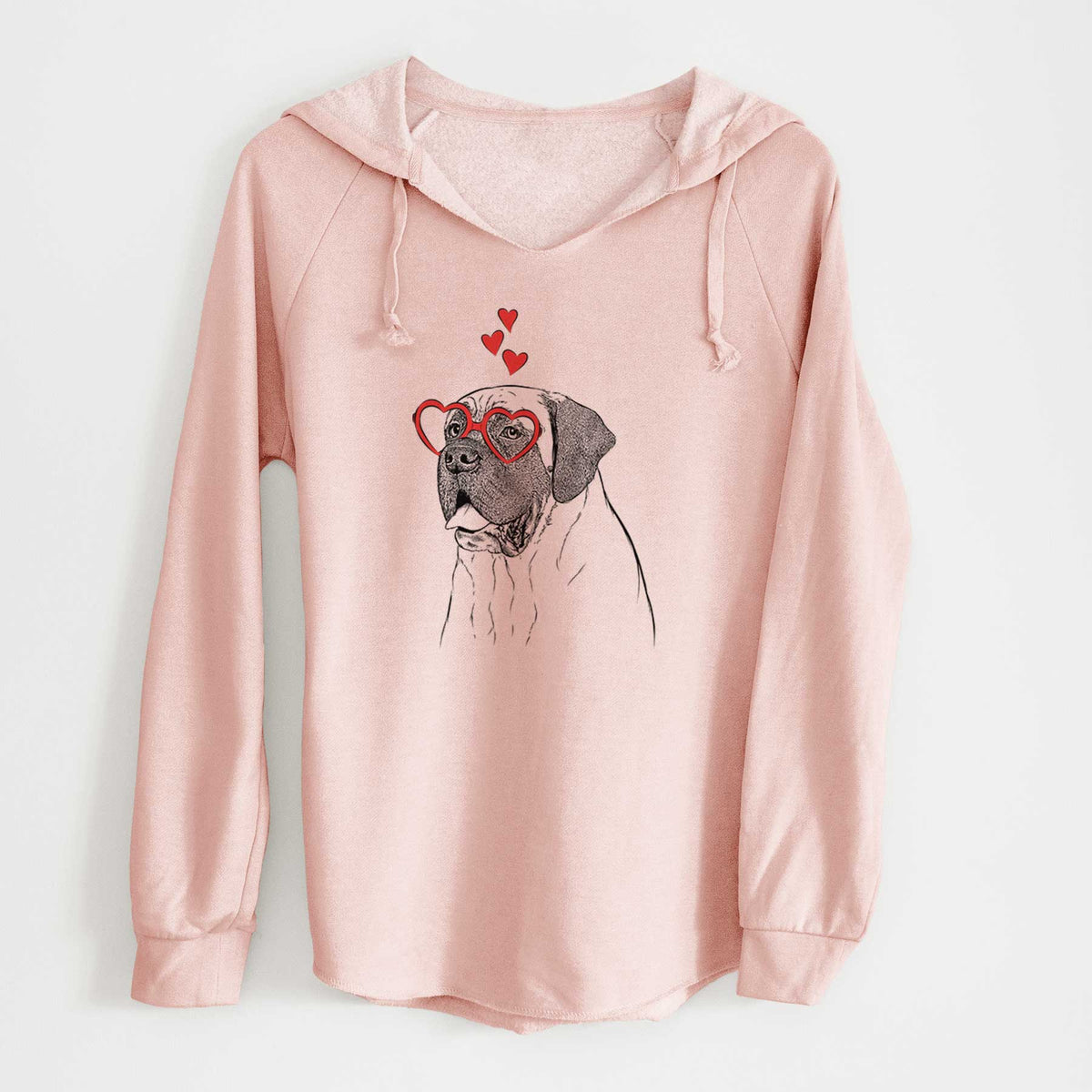 Valentine Sterling the English Mastiff - Cali Wave Hooded Sweatshirt