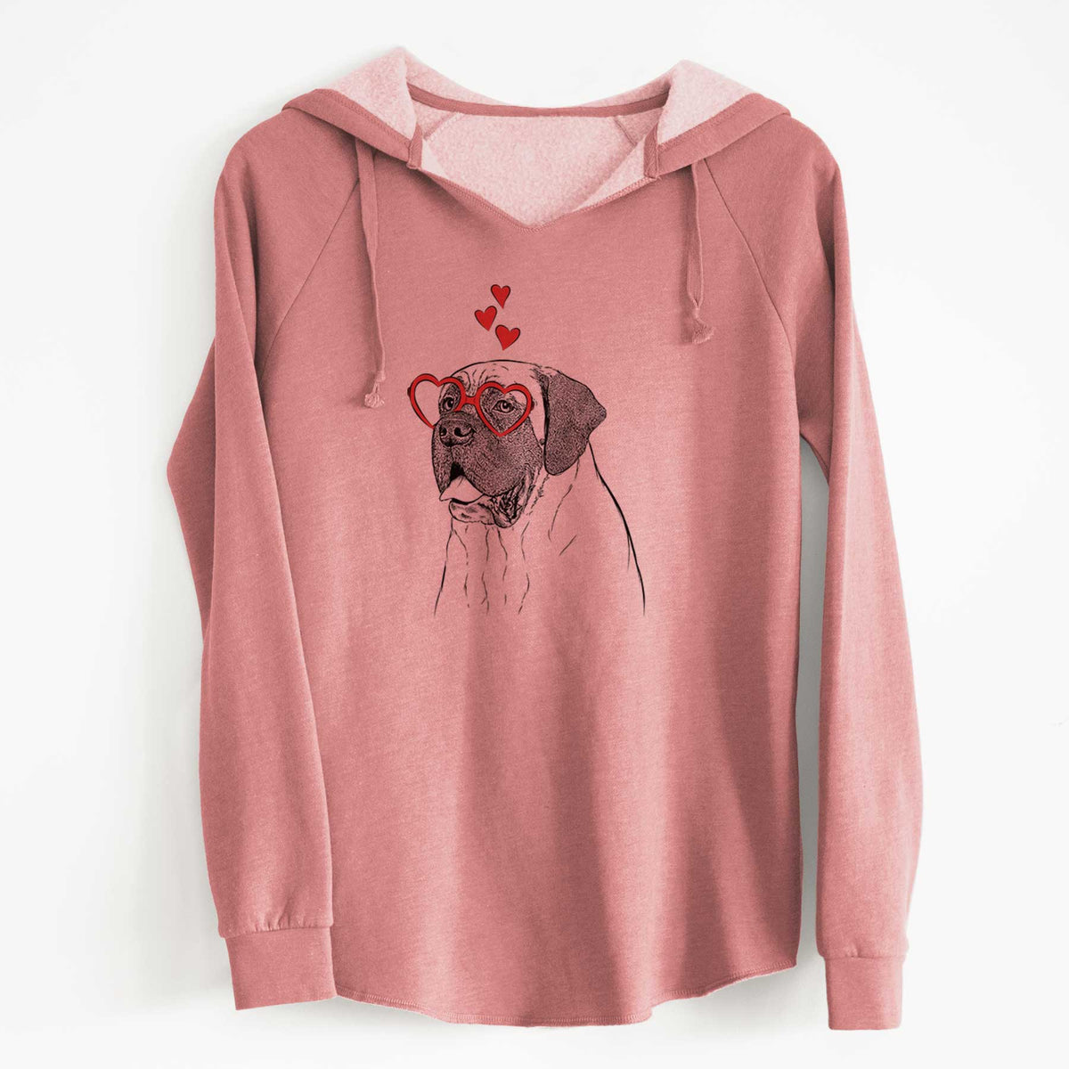 Valentine Sterling the English Mastiff - Cali Wave Hooded Sweatshirt