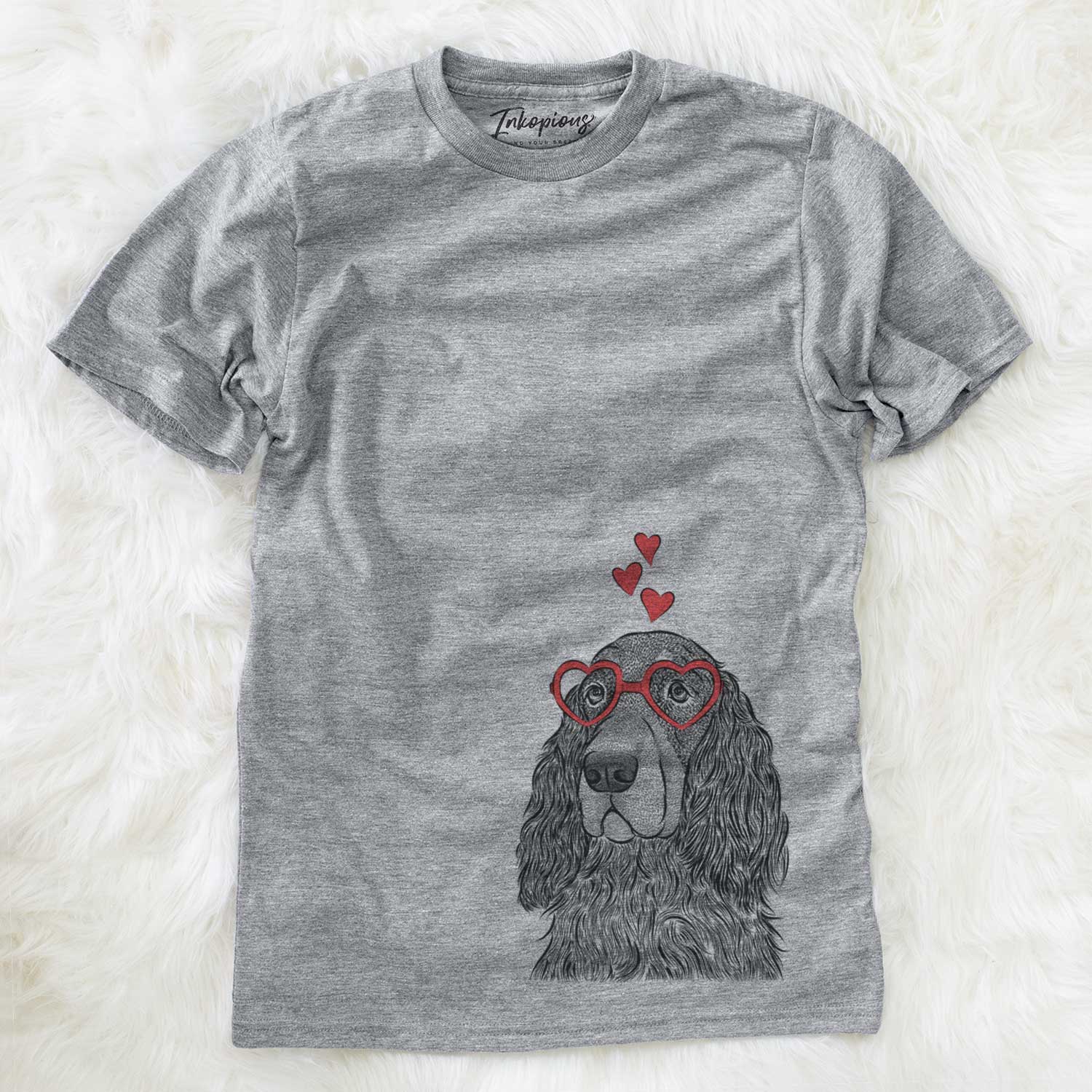 Valentine Stormy the Gordon Setter - Unisex Crewneck