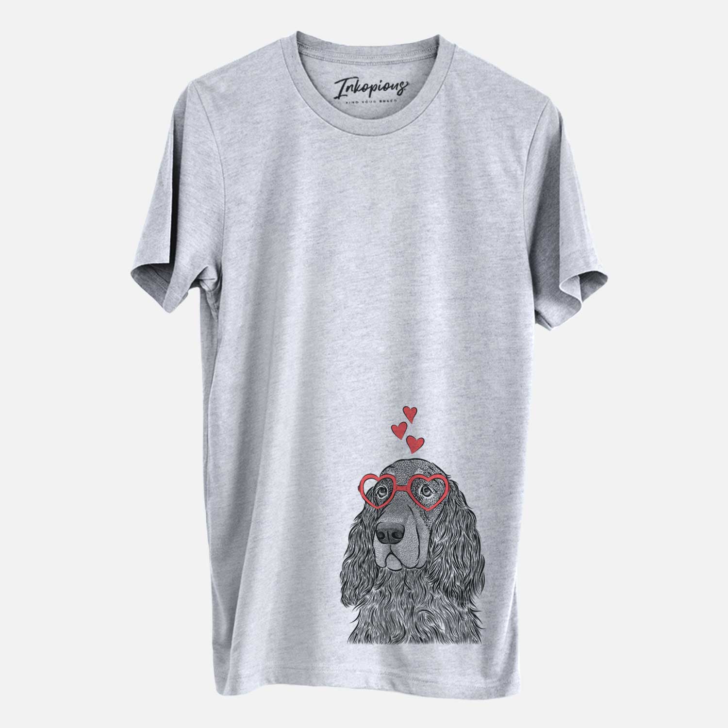 Valentine Stormy the Gordon Setter - Unisex Crewneck