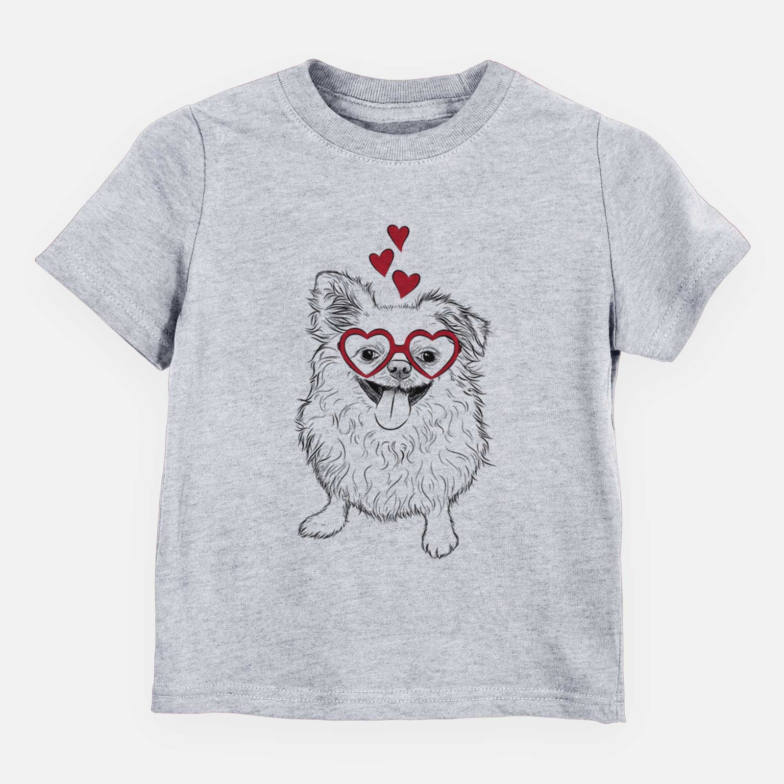 Valentine Stuart the Longhaired Chihuahua - Kids/Youth/Toddler Shirt