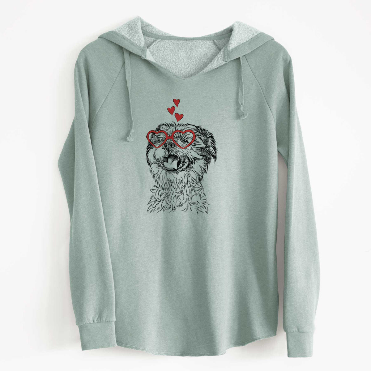 Valentine Sugar the Malshi - Cali Wave Hooded Sweatshirt