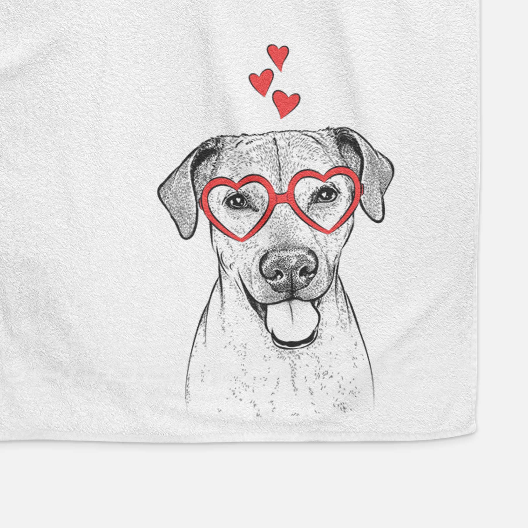 Sugar the American Staffordshire Mix Decorative Hand Towel