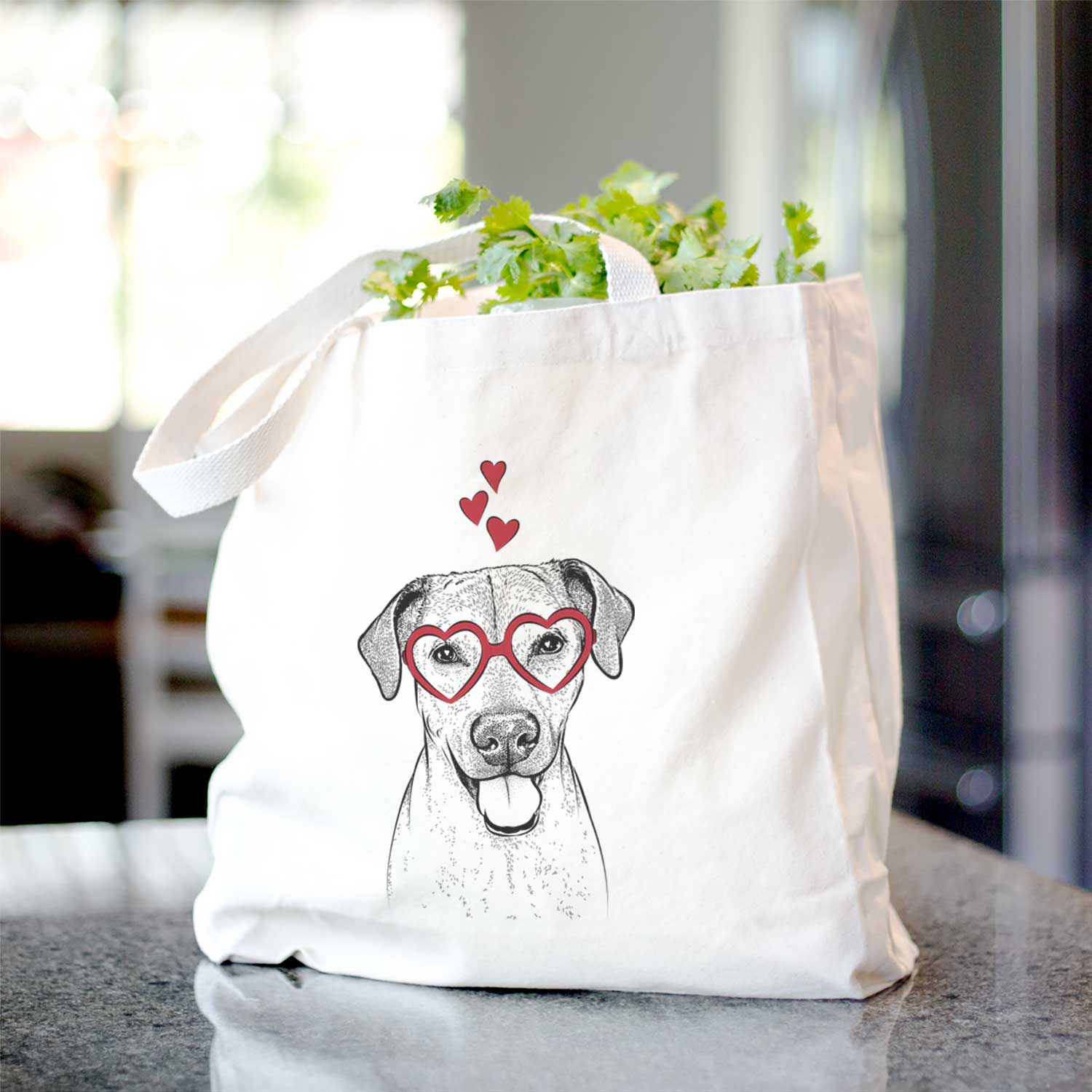 Sugar the American Staffordshire Mix - Tote Bag