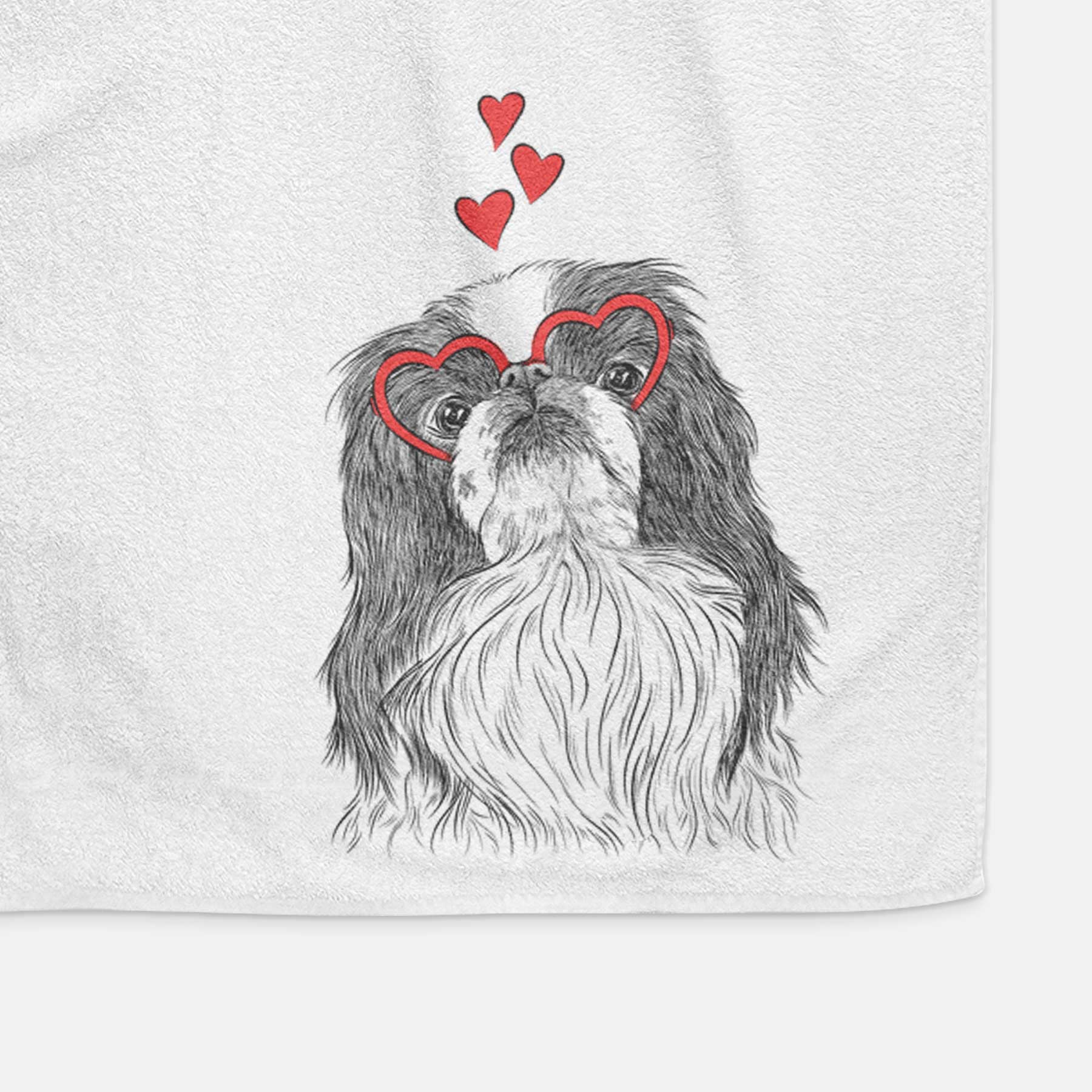 Suki the Japanese Chin Decorative Hand Towel