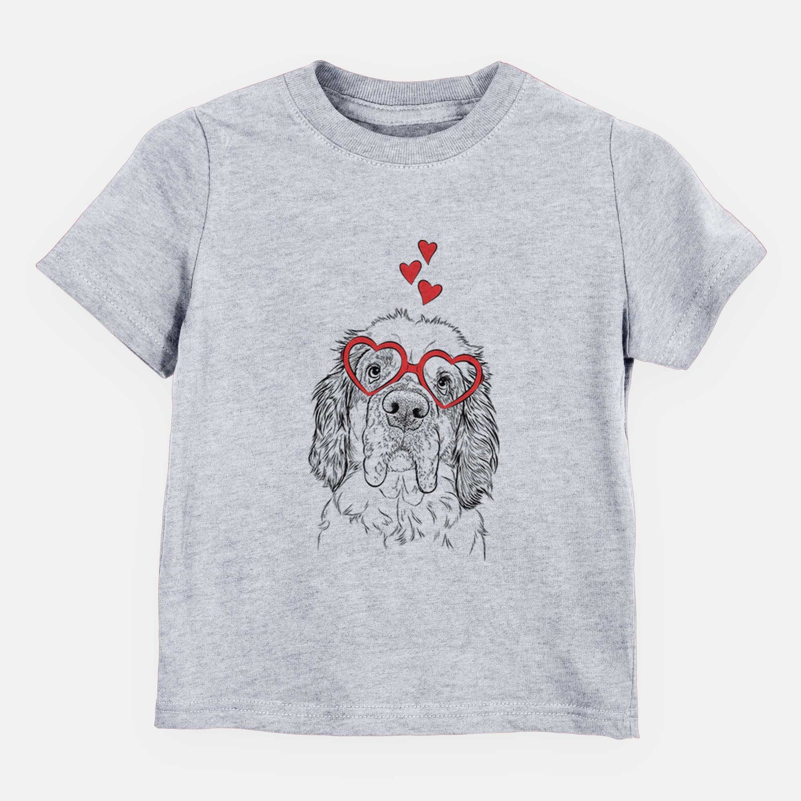 Valentine Sully the Clumber Spaniel - Kids/Youth/Toddler Shirt