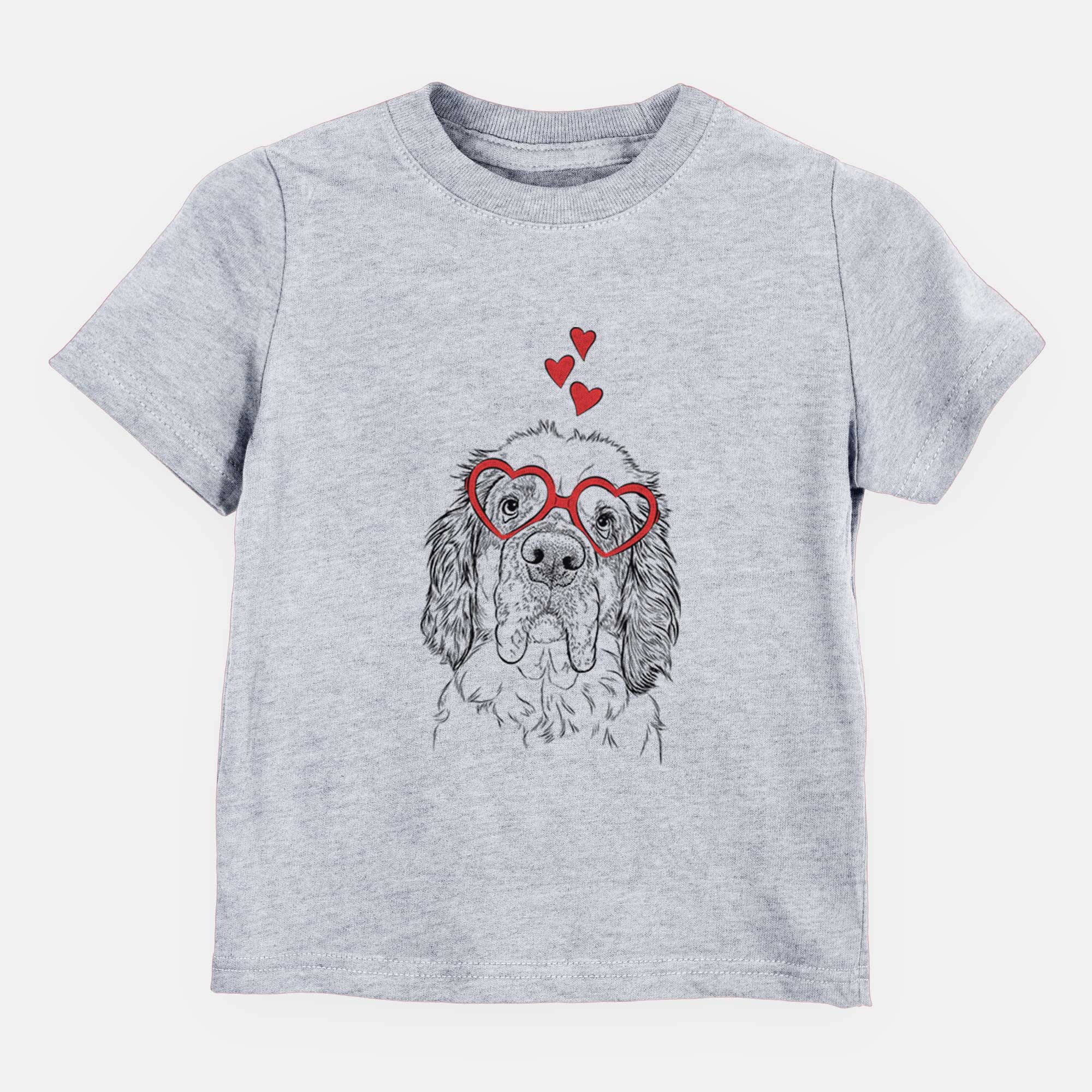 Valentine Sully the Clumber Spaniel - Kids/Youth/Toddler Shirt