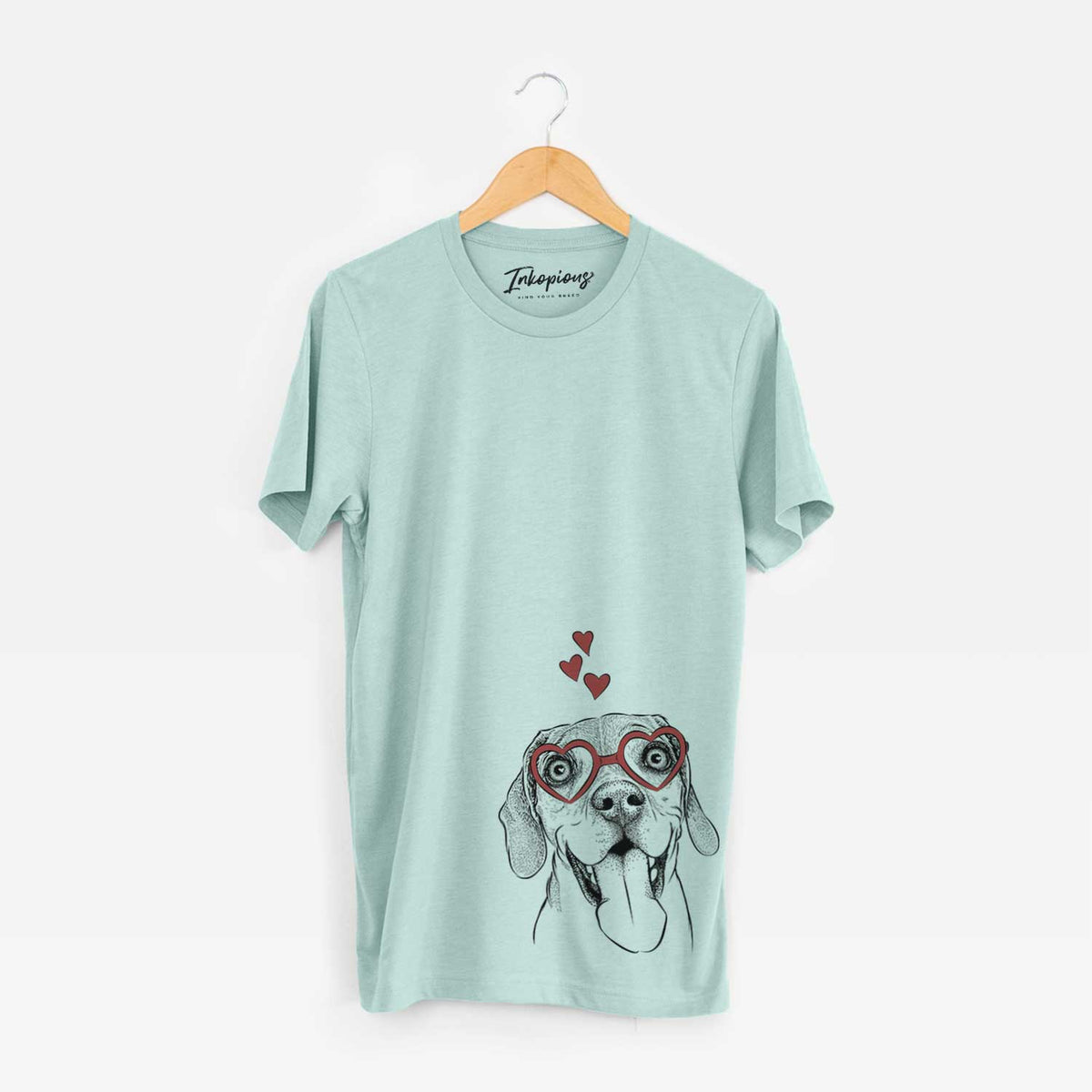 Valentine Sunny the Beagle - Unisex Crewneck