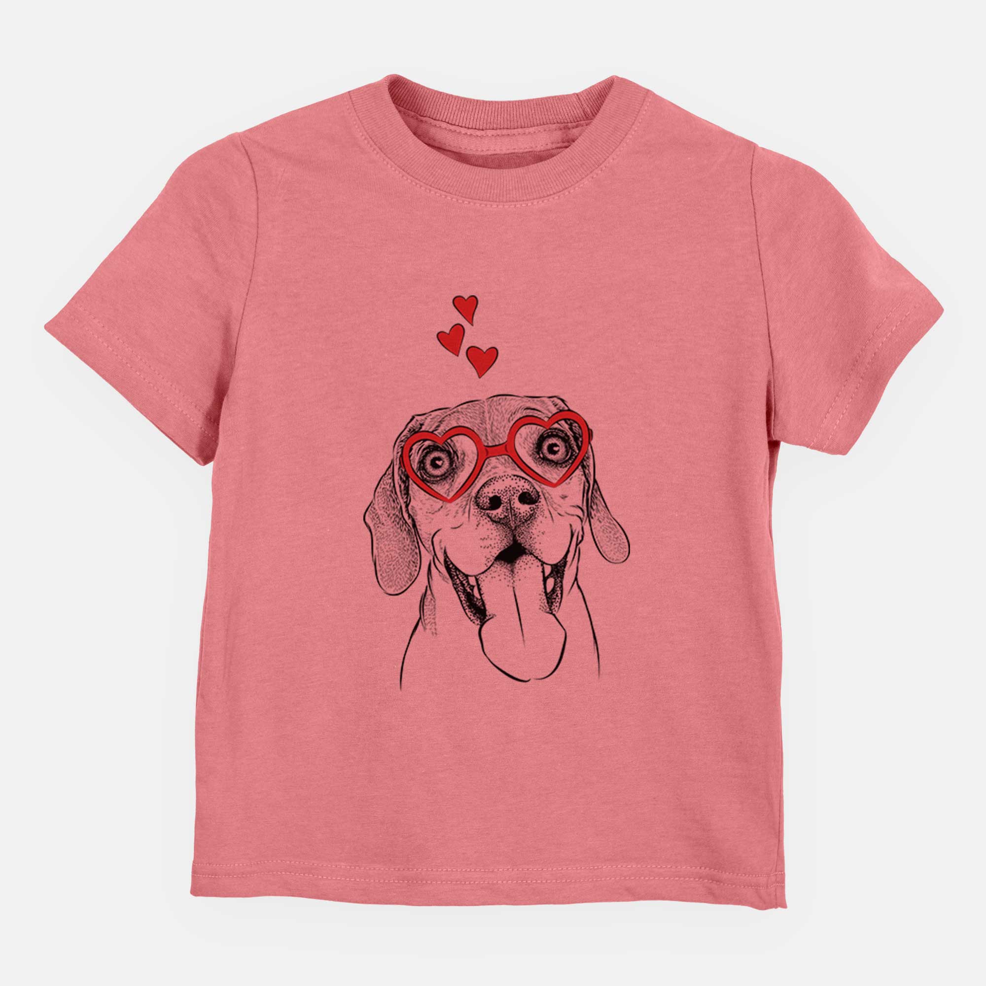 Valentine Sunny the Beagle - Kids/Youth/Toddler Shirt