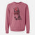 Valentine Sunny the Doberman Pinscher - Unisex Pigment Dyed Crew Sweatshirt