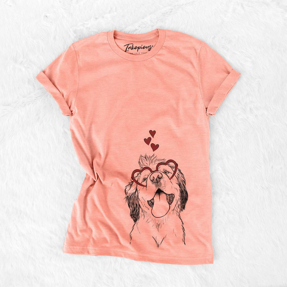 Sven the Double Merle Spaniel Aussie Mix - Bella Canvas Unisex Crewneck