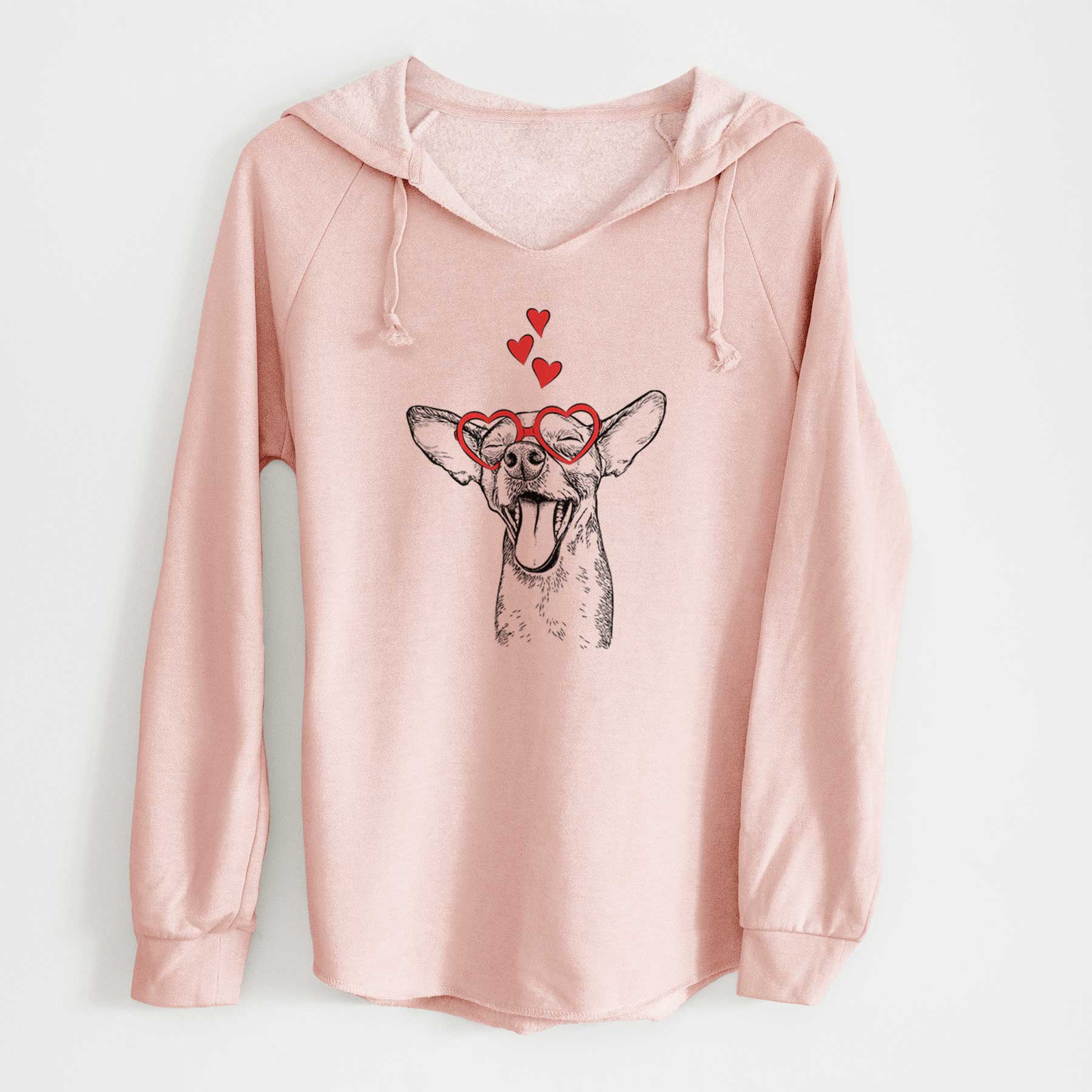 Valentine SweetBailey the Chihuahua Mix - Cali Wave Hooded Sweatshirt