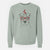 Valentine Sweet Finn the Mixed Breed - Unisex Pigment Dyed Crew Sweatshirt