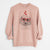 Valentine Sweet George the Mixed Breed - Unisex Pigment Dyed Crew Sweatshirt