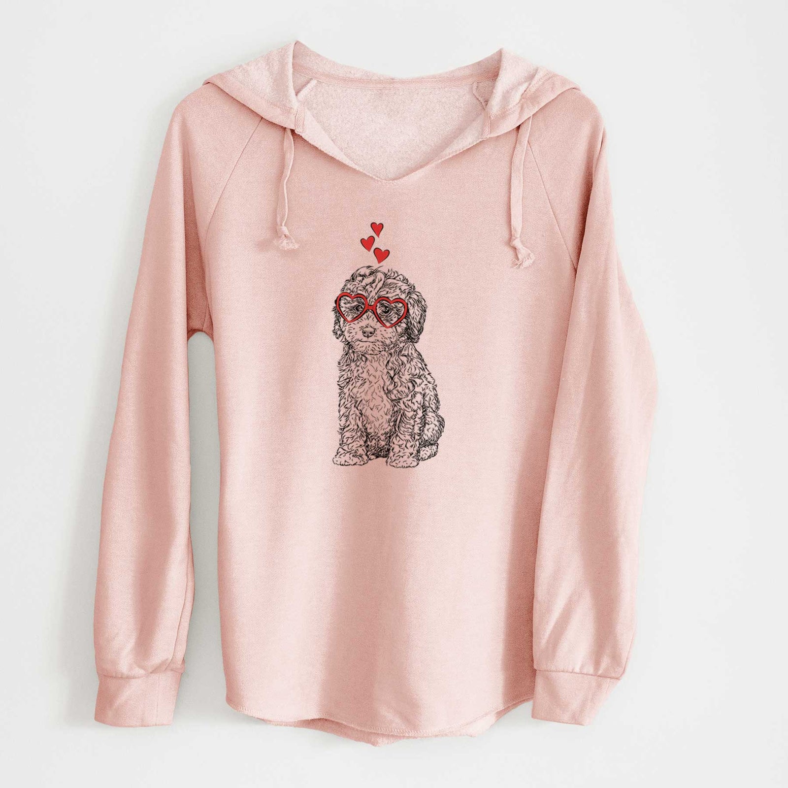Valentine Sweet Tea the Mini Doodle - Cali Wave Hooded Sweatshirt