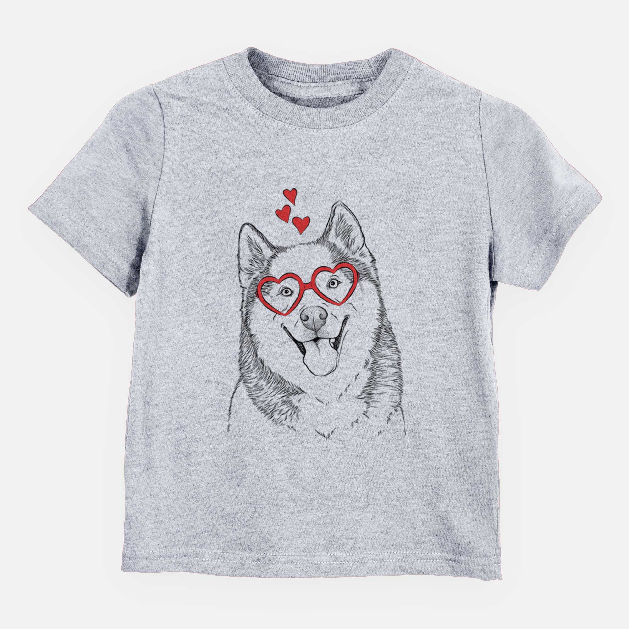 Valentine Teak the Siberian Husky - Kids/Youth/Toddler Shirt